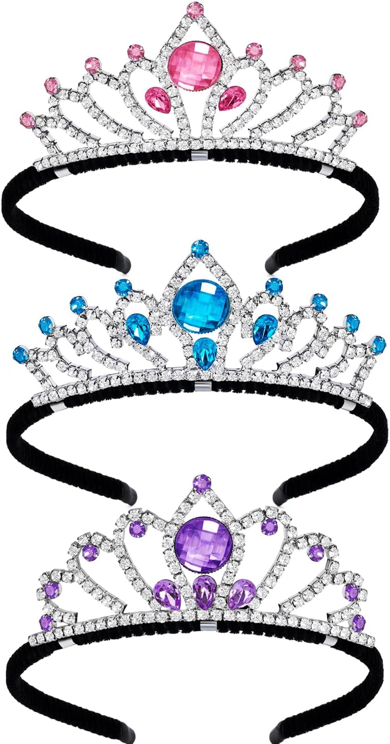 GLOWING tiara Crystal Crown for Girls