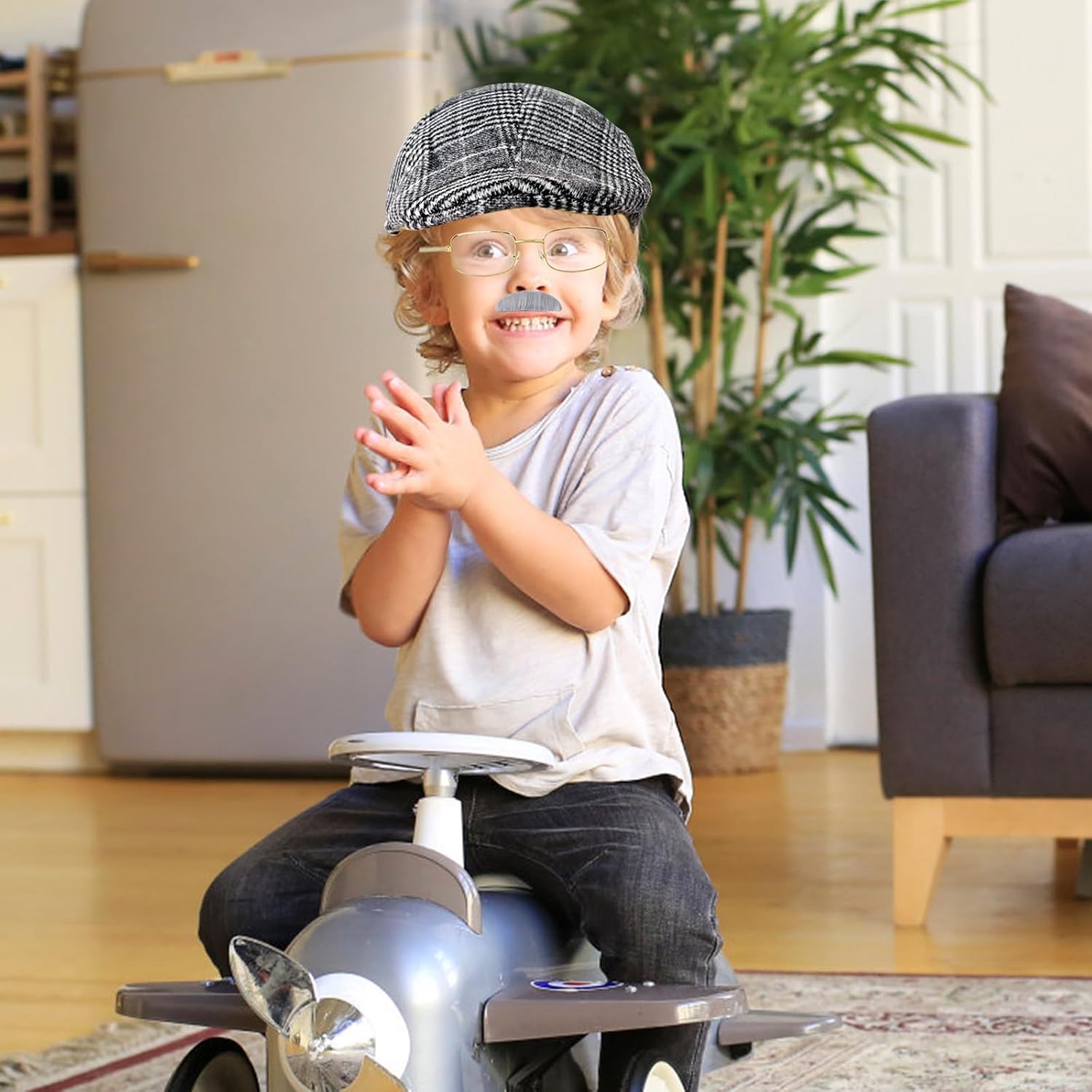 5-Piece Old Man Costume Set for Boys Grandpas Day Out