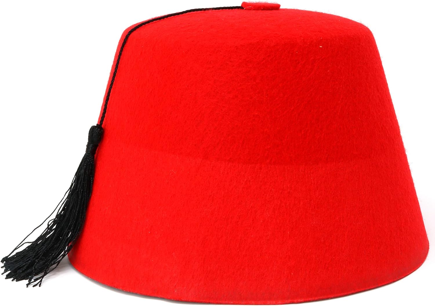 Skeleteen Arabian Red Fez Hat With Black Tassel