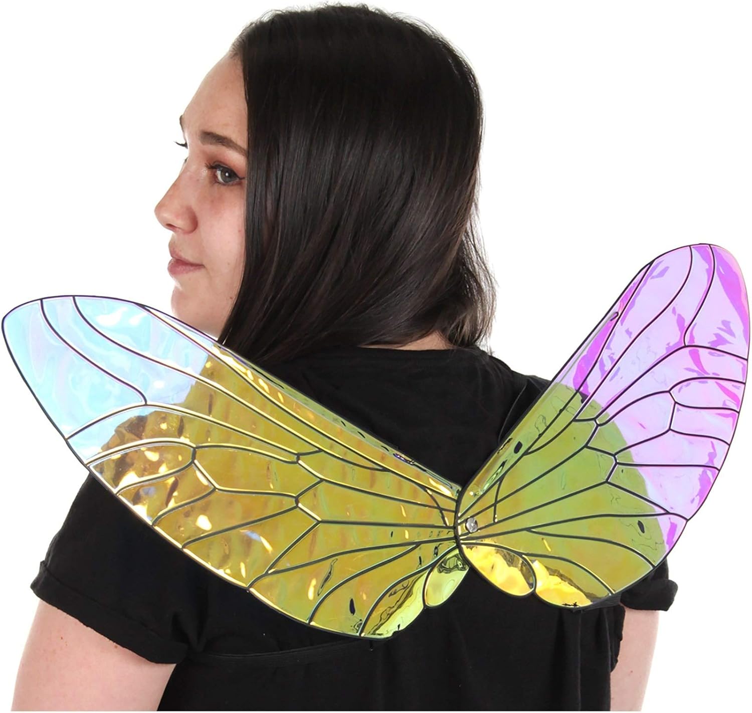 Bee-Inspired Holographic Fly Wings Costume