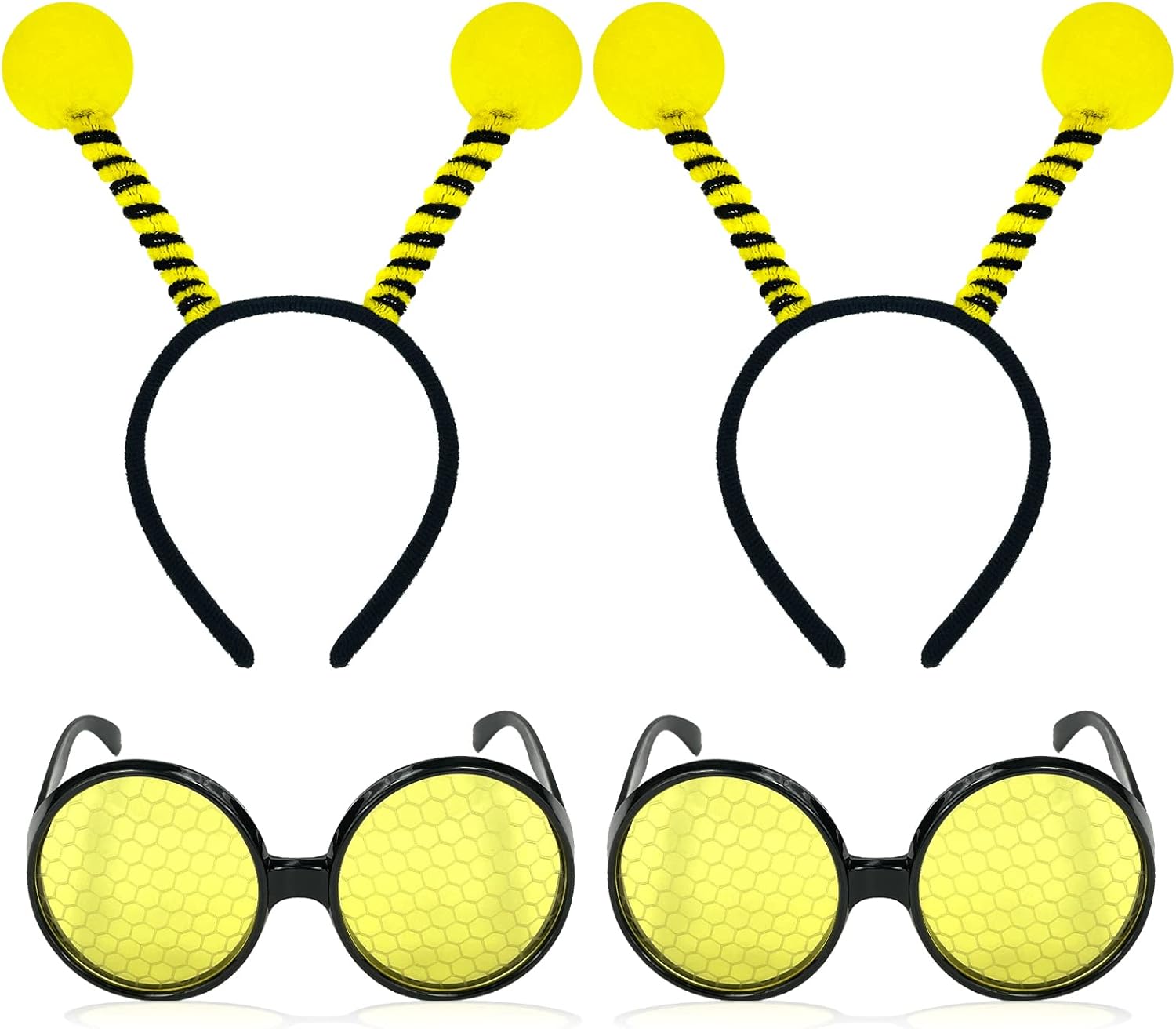 Bee antenna headband glasses for adults