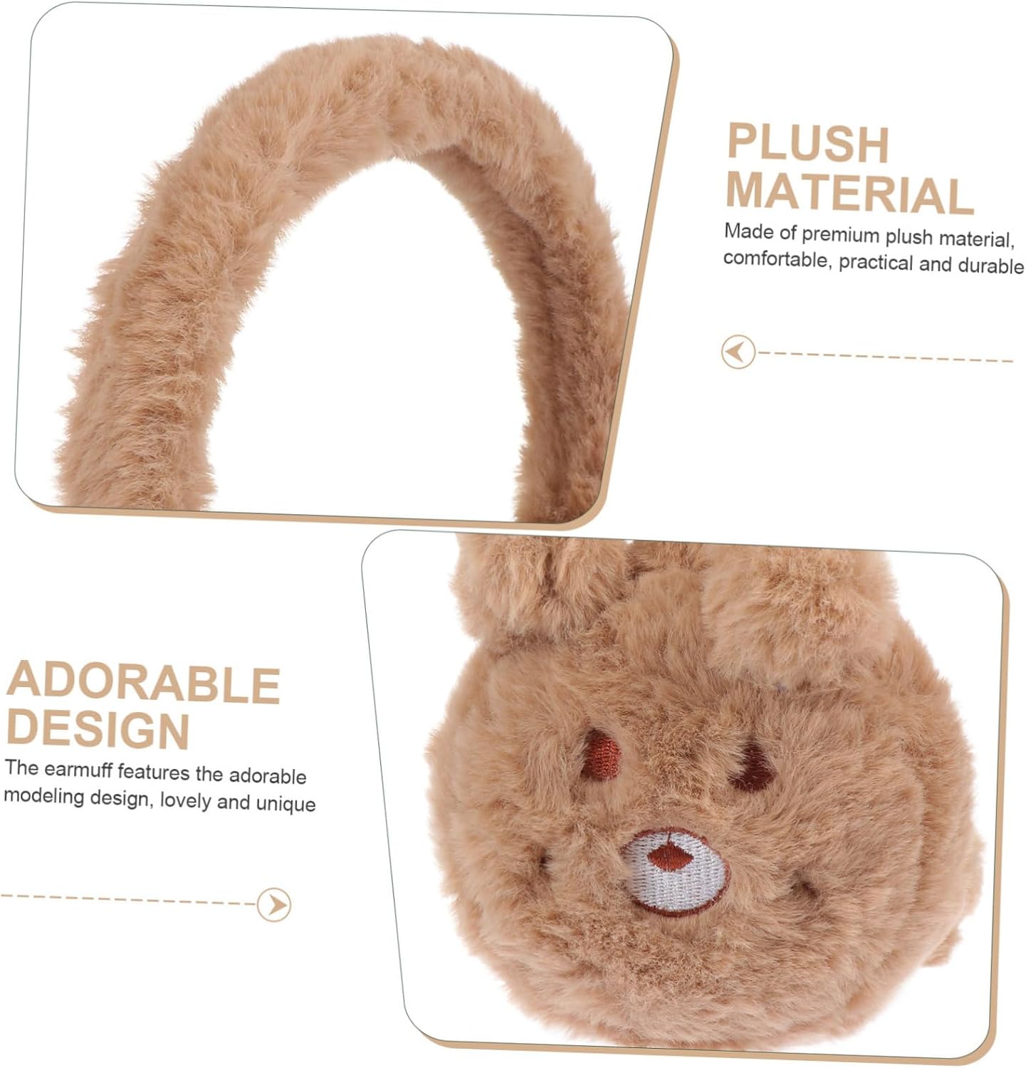 Adorable Animal Earmuffs for Adults - Cute Winter Warmers