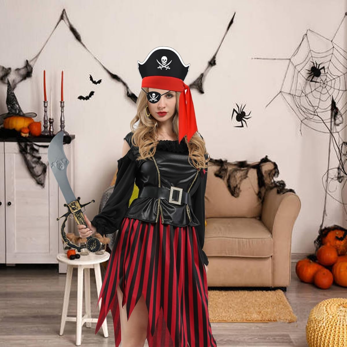 Pirate Kids Costume Accessory Kit Perfect for Party Use