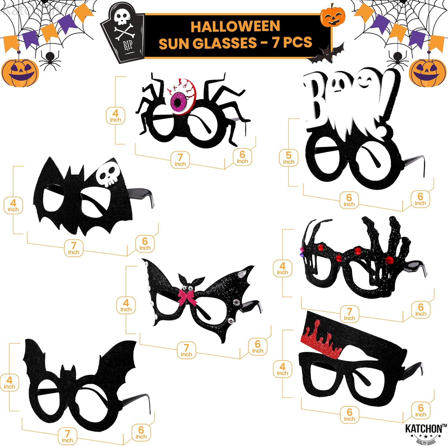 Halloween costume party glasses Spooky Fun for Kids