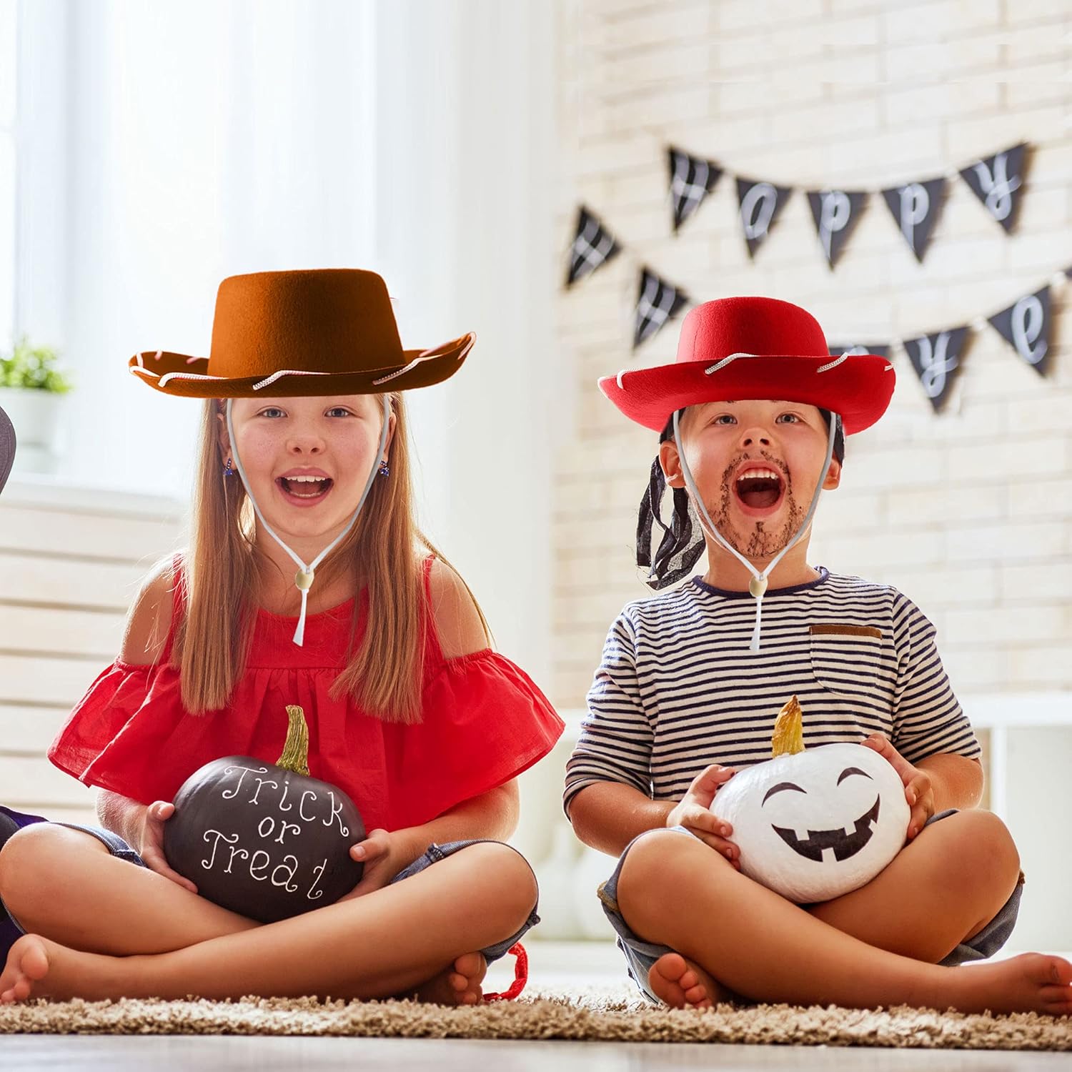 Festive Kids Cowboy Hats Bundle