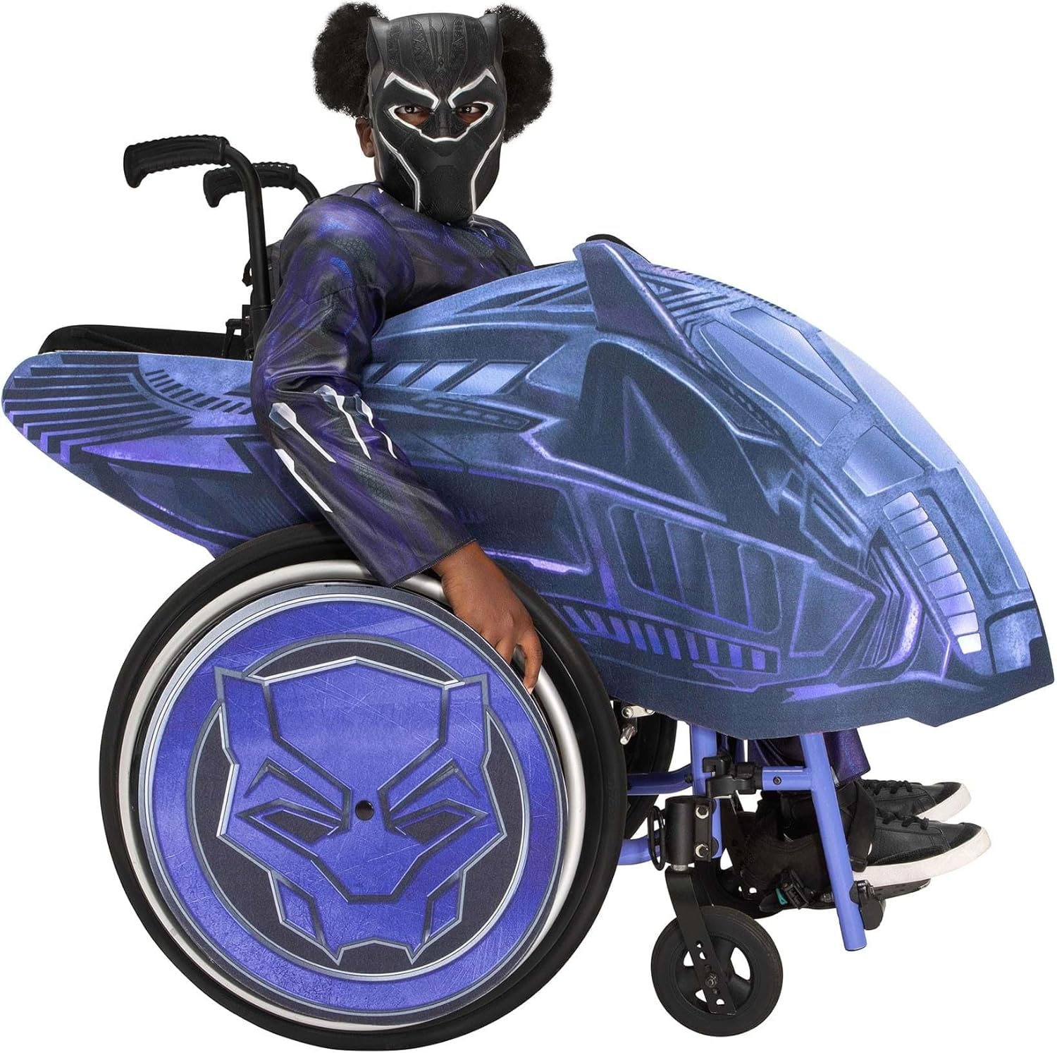 Jazwares Adaptive Black Panther Kids wheelchair costume