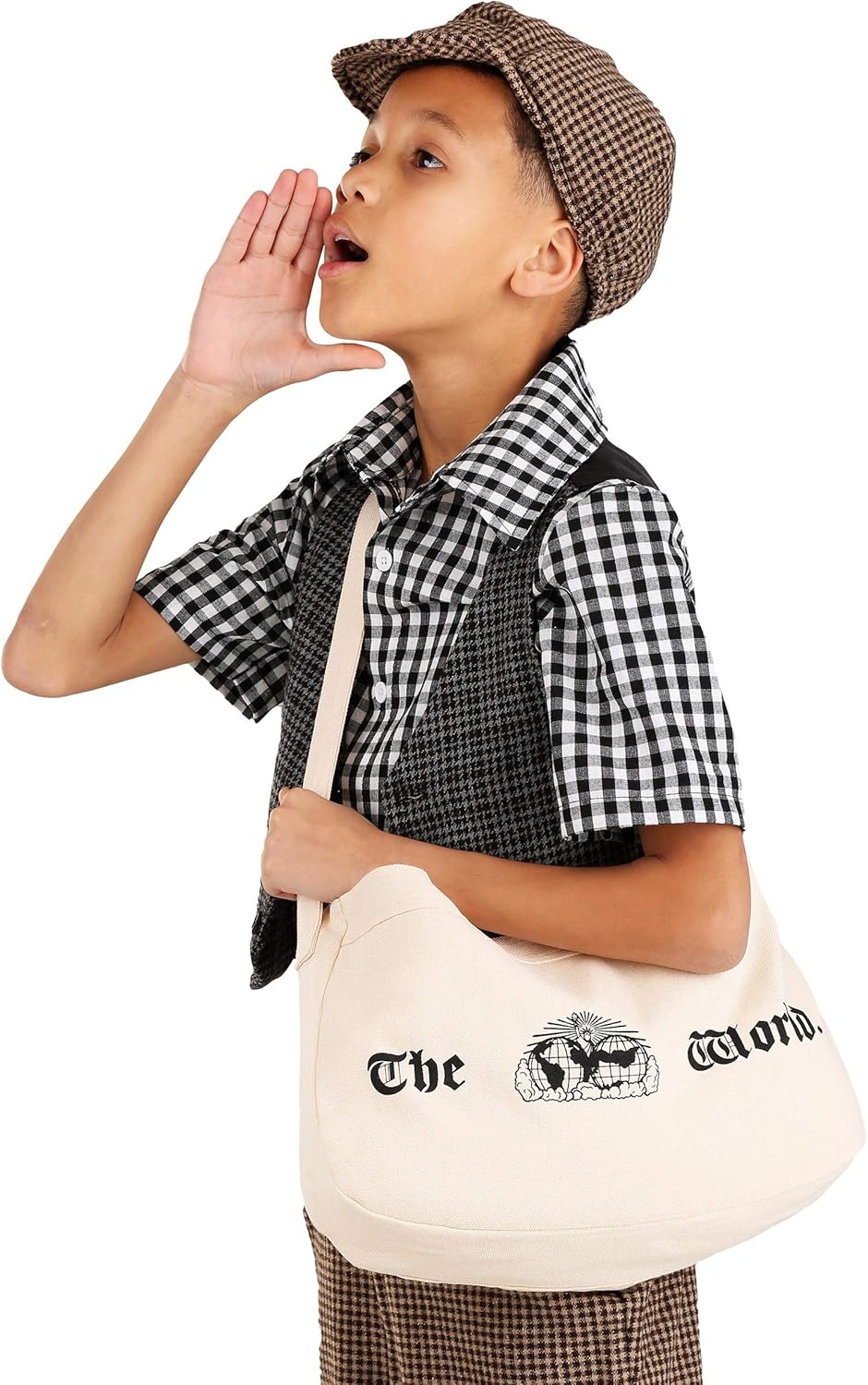 Fun Costumes Paperboy Bag with Printed Graphics for Halloween Accessories