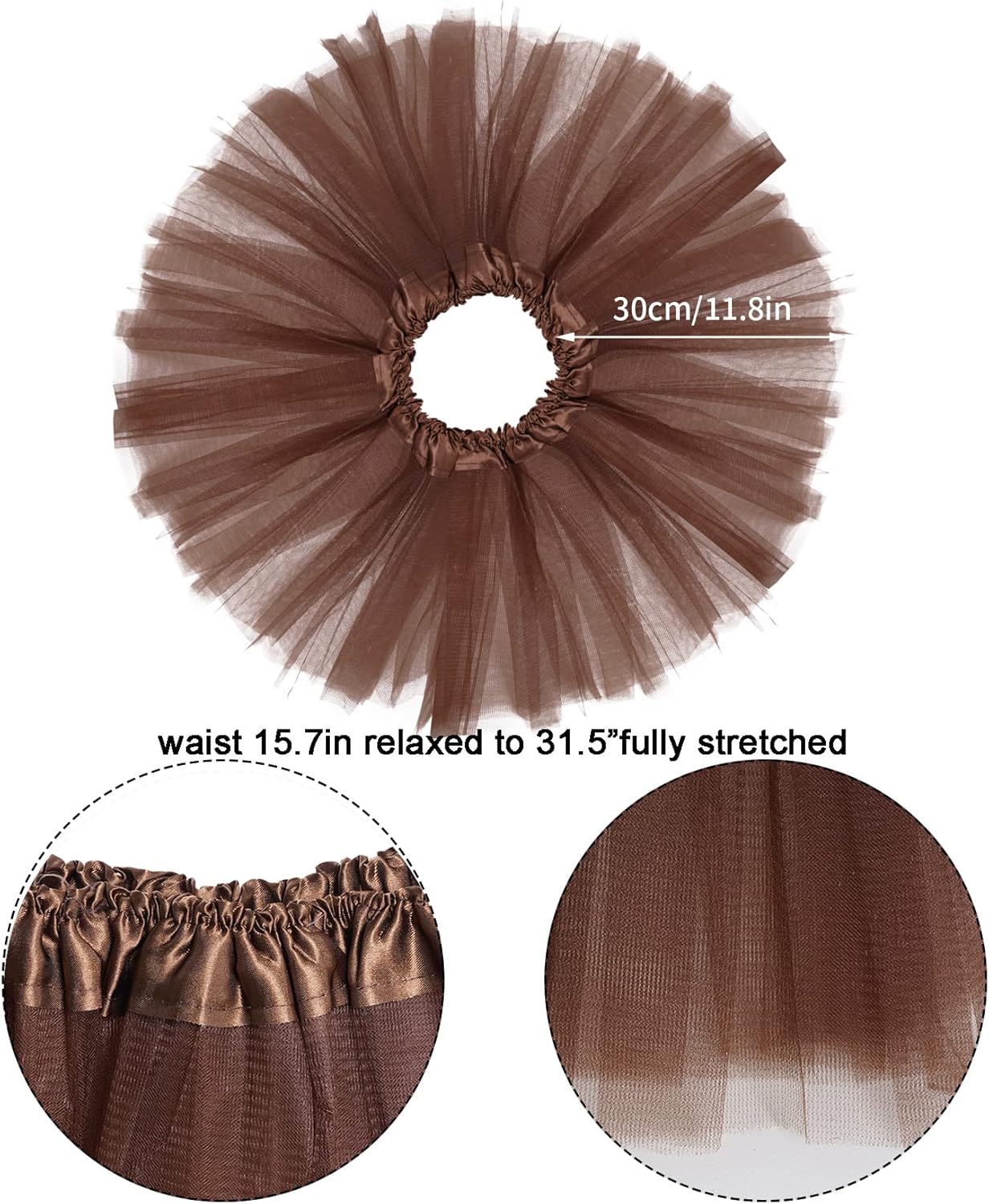 Kids Animal Brown Bear Costume Kit Halloween Party Accessories