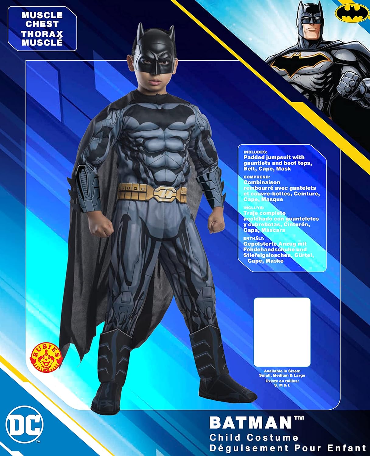 Rubies DC Superheroes Batman Costume for Kids
