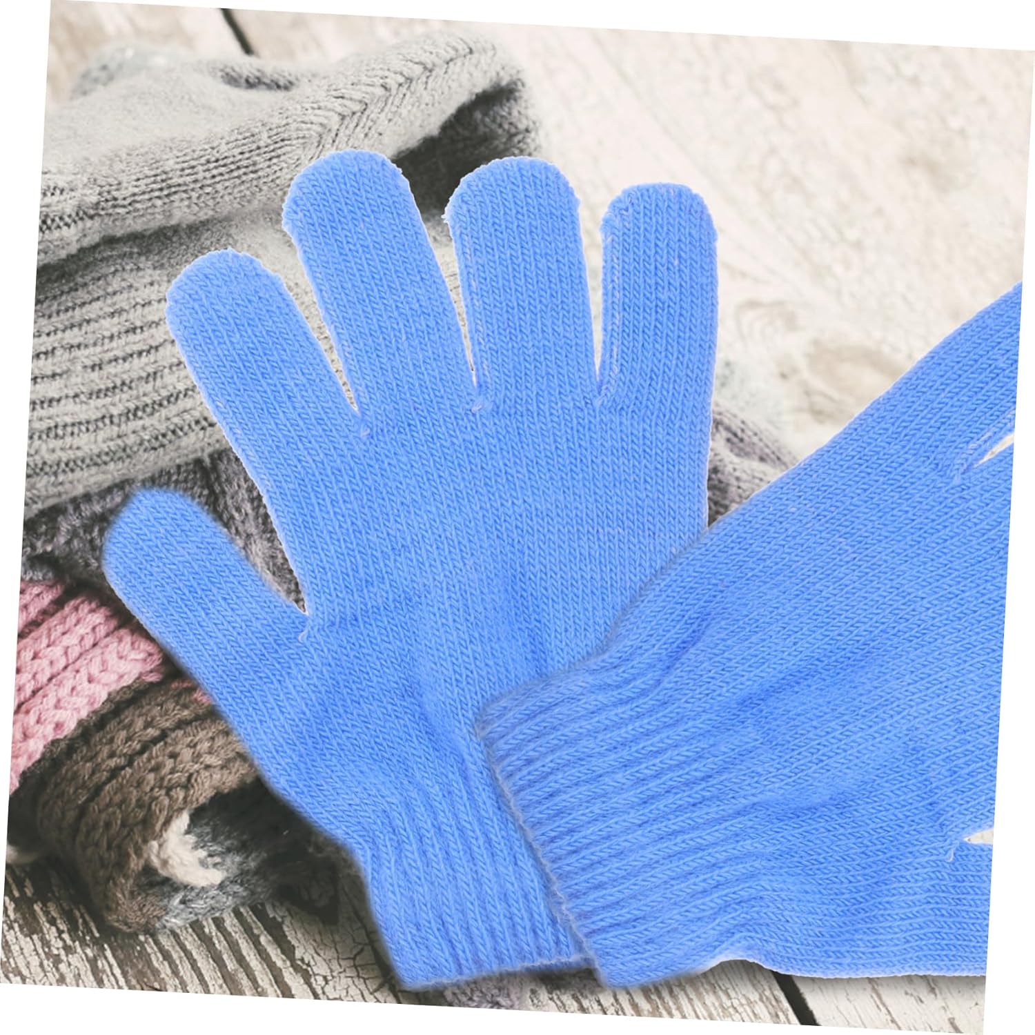 Thick Fleece Gloves for Children Style for Kids Warm Winter