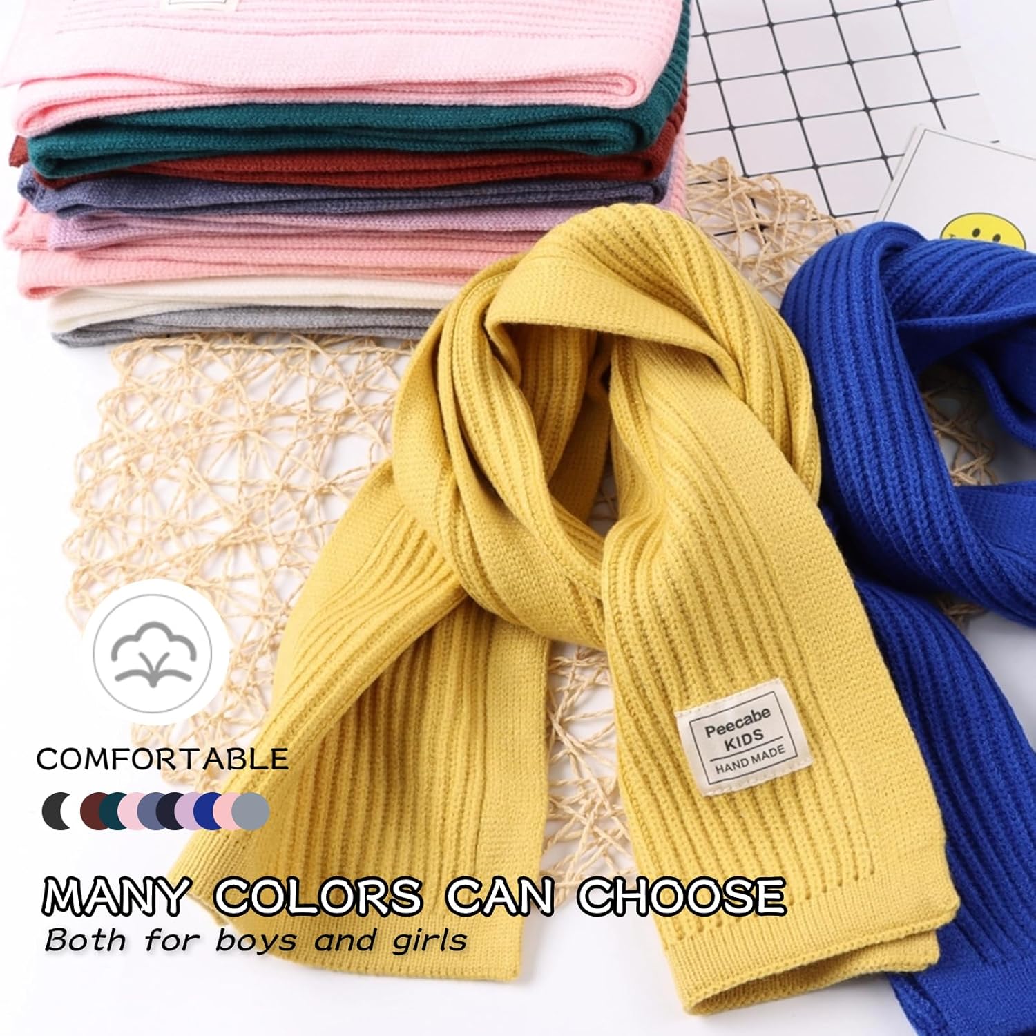 Peecabe Kids Neck Warmer Soft snug in Winter