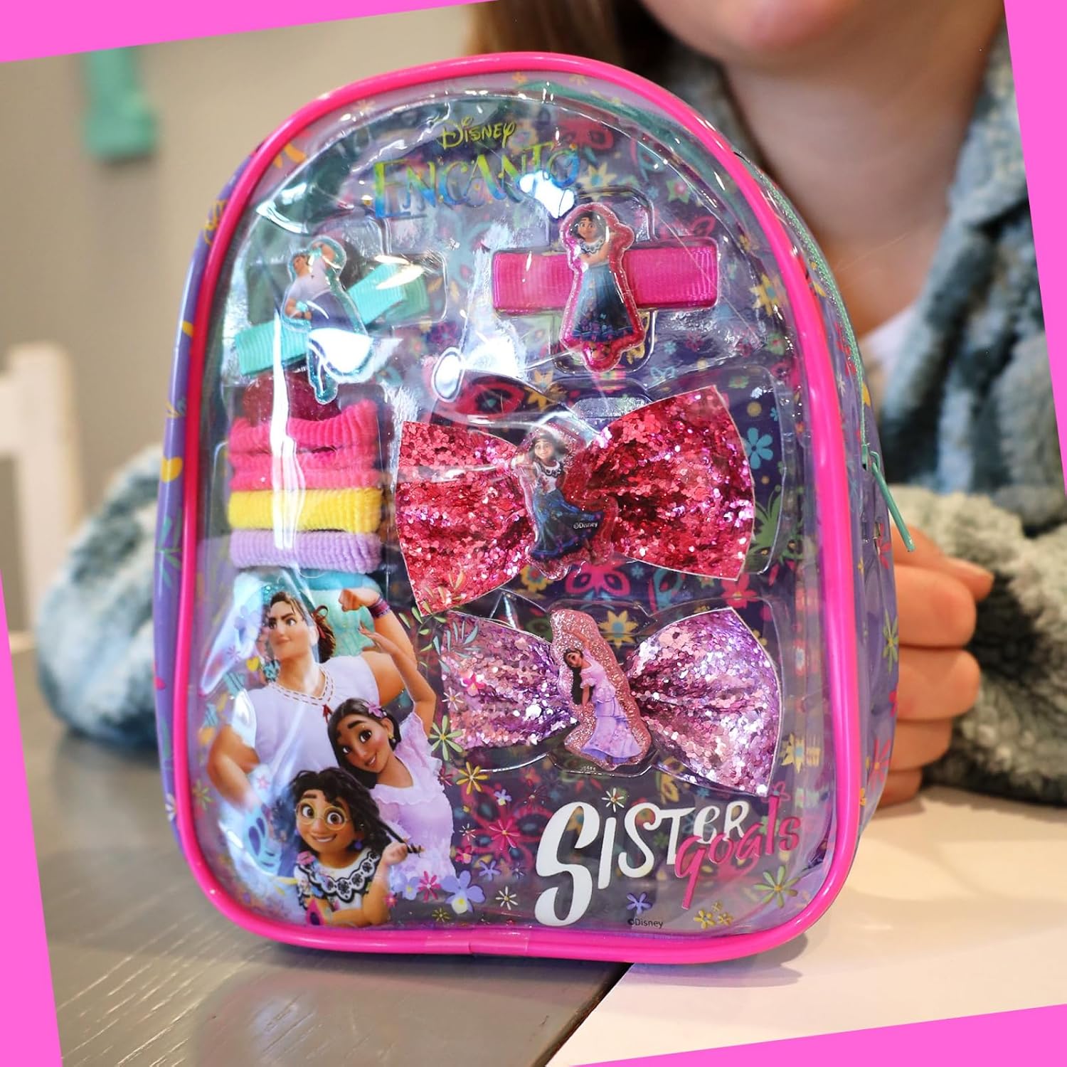 Disney Encanto 10pc Girls Hair Accessory Backpack Dress Up Bows