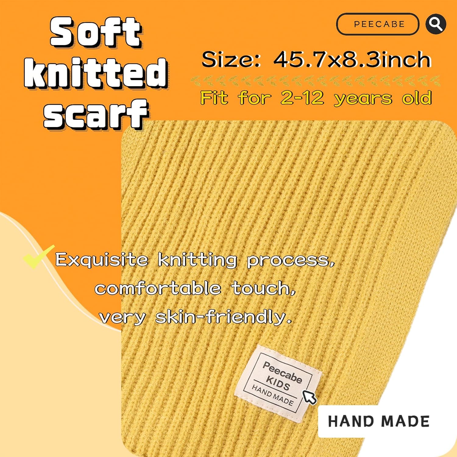 Peecabe Kids Neck Warmer Soft snug in Winter