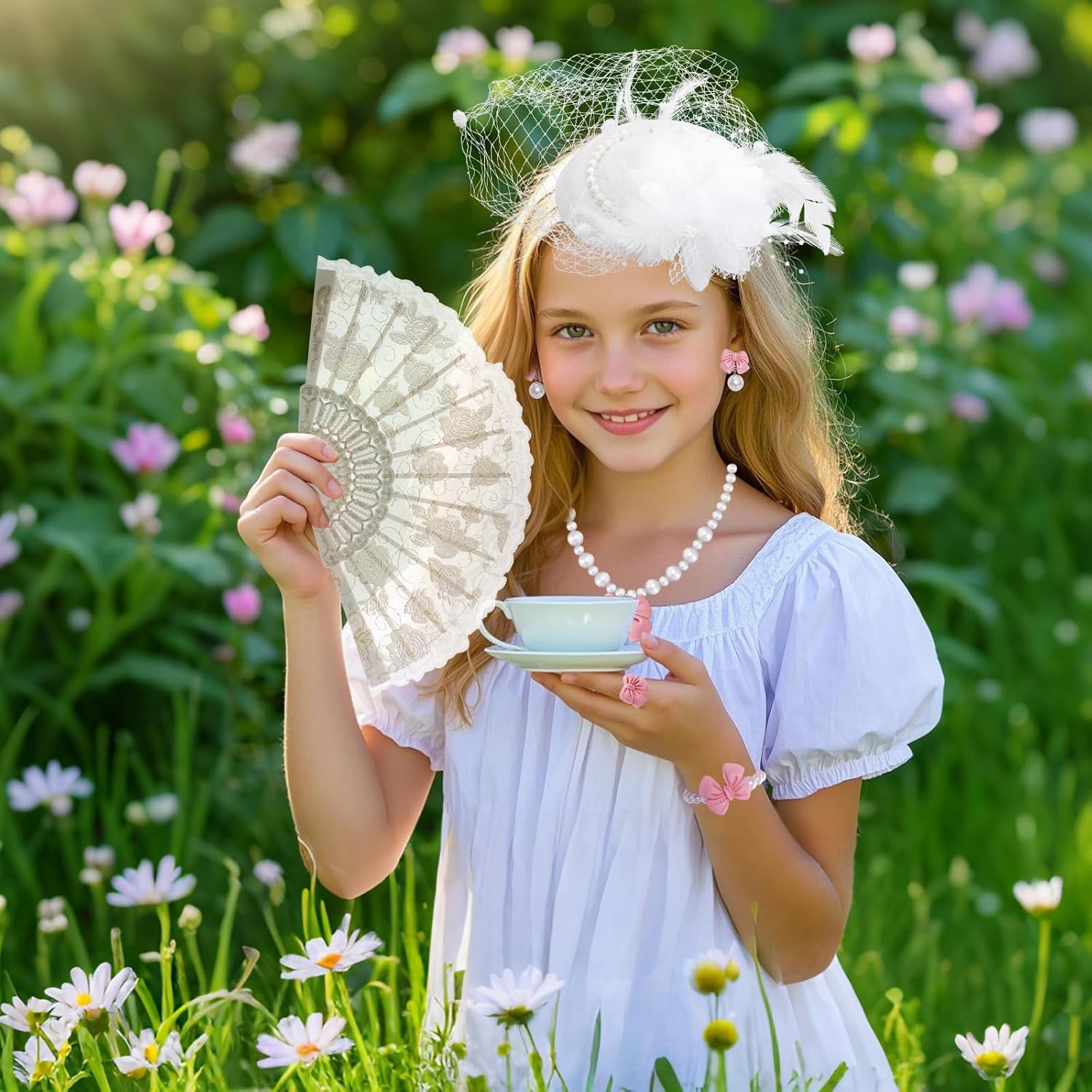 Elegant Tea Party Set for Girls