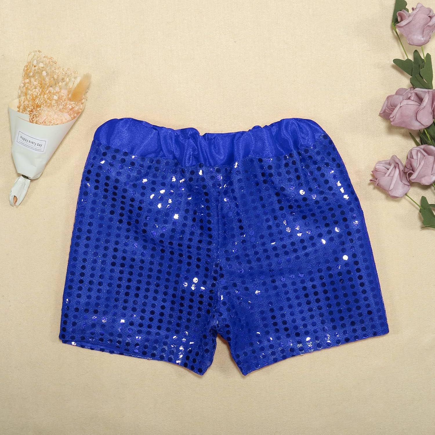 Sequined Dance Shorts for Kids