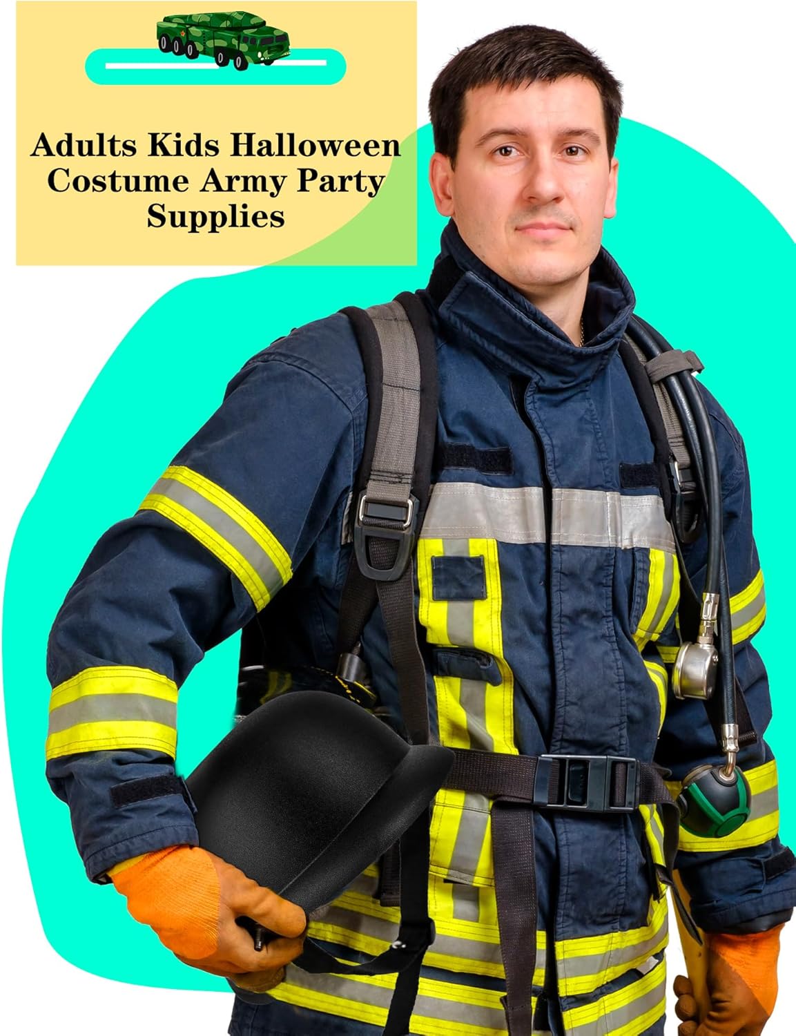 2 Pieces Plastic Army Hats - Halloween Costumes for Kids and Adults