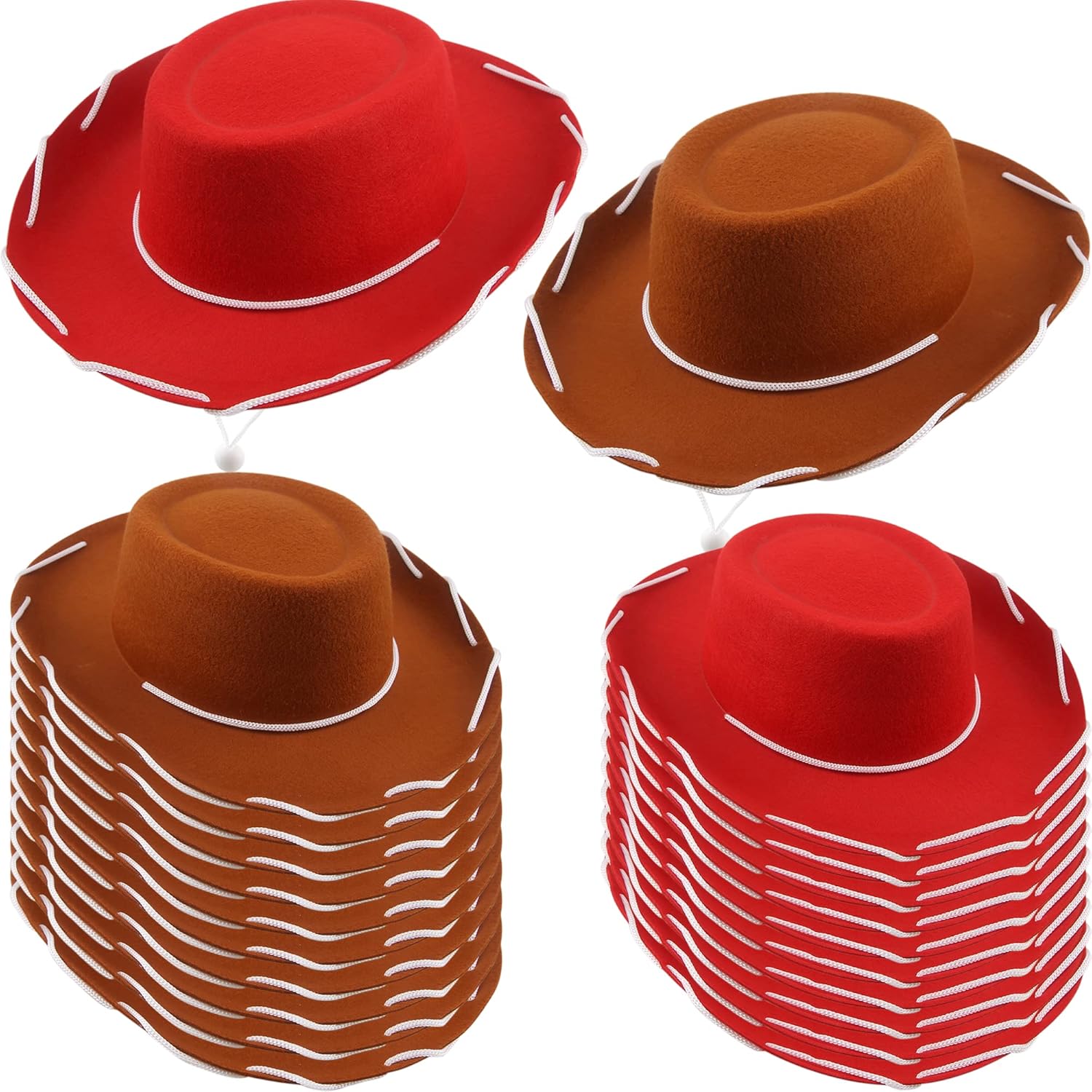 Festive Kids Cowboy Hats Bundle