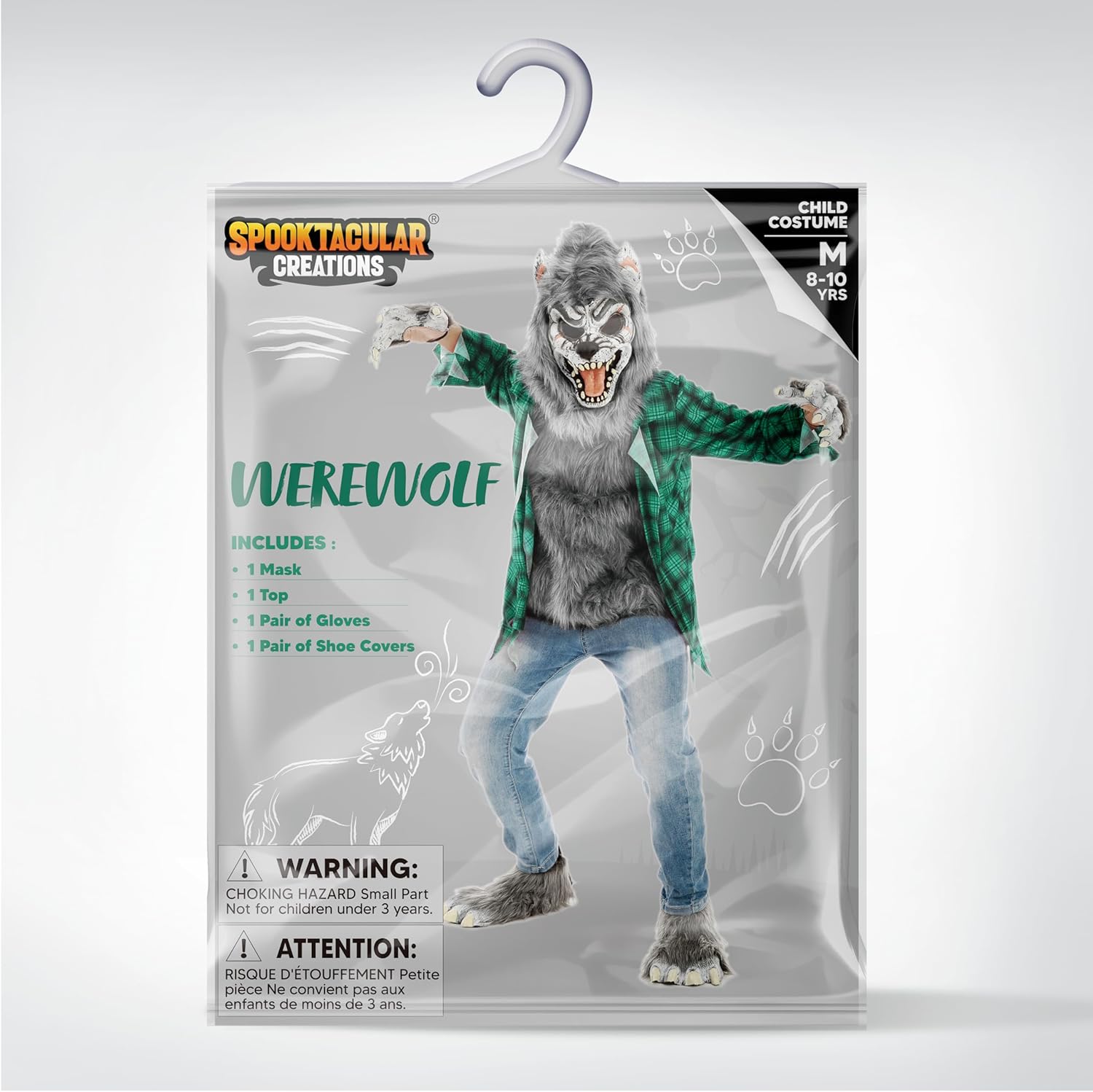 Spooktacular Creations Halloween Kids Werewolf Costume with Mask