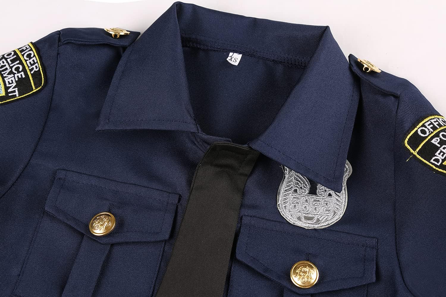 Kids Police Officer Costume for Halloween Look Like a Real cop