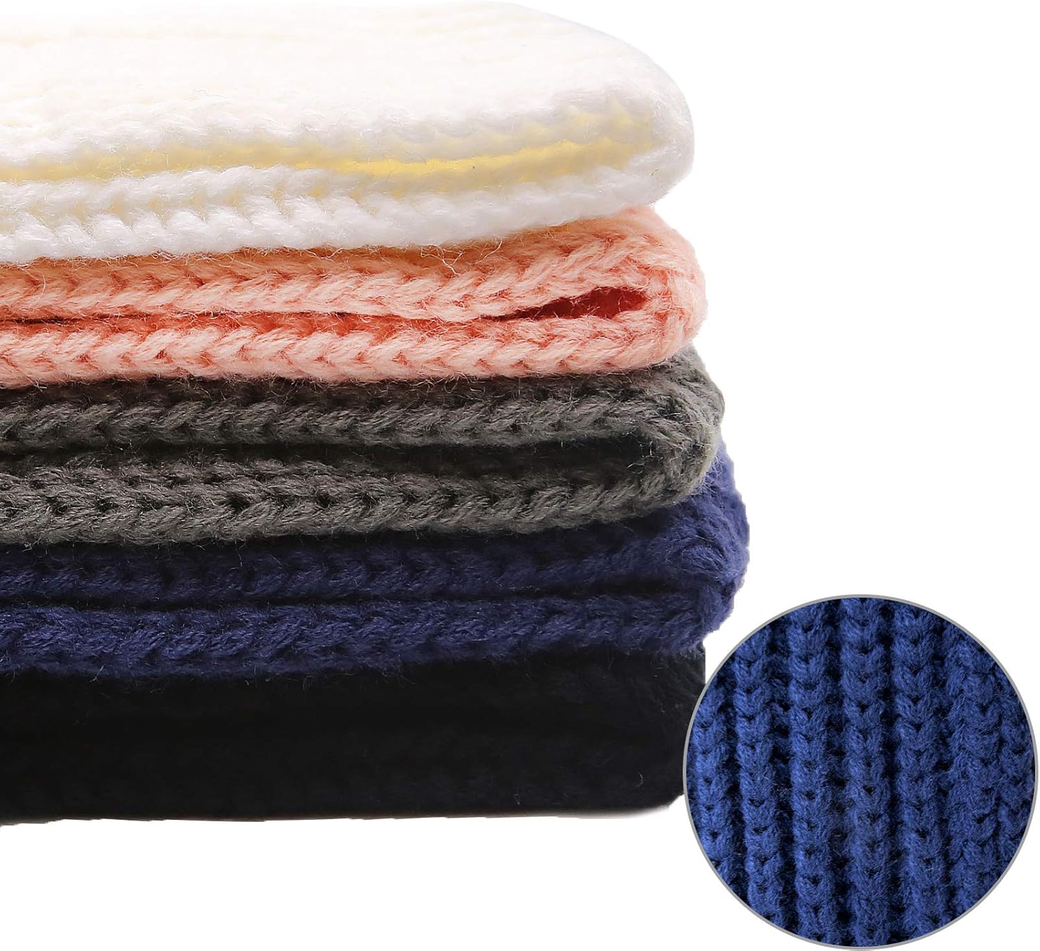 XiaohangWang Unisex Toddler Winter Knit Scarf