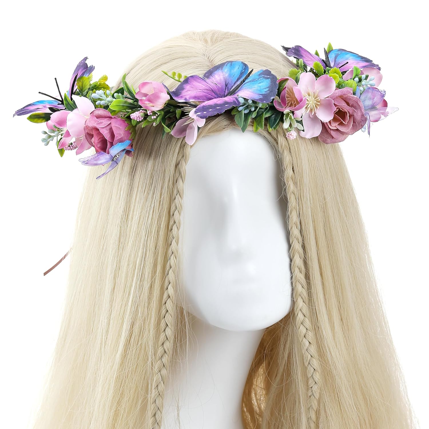 Butterfly Crown Headband - Purple