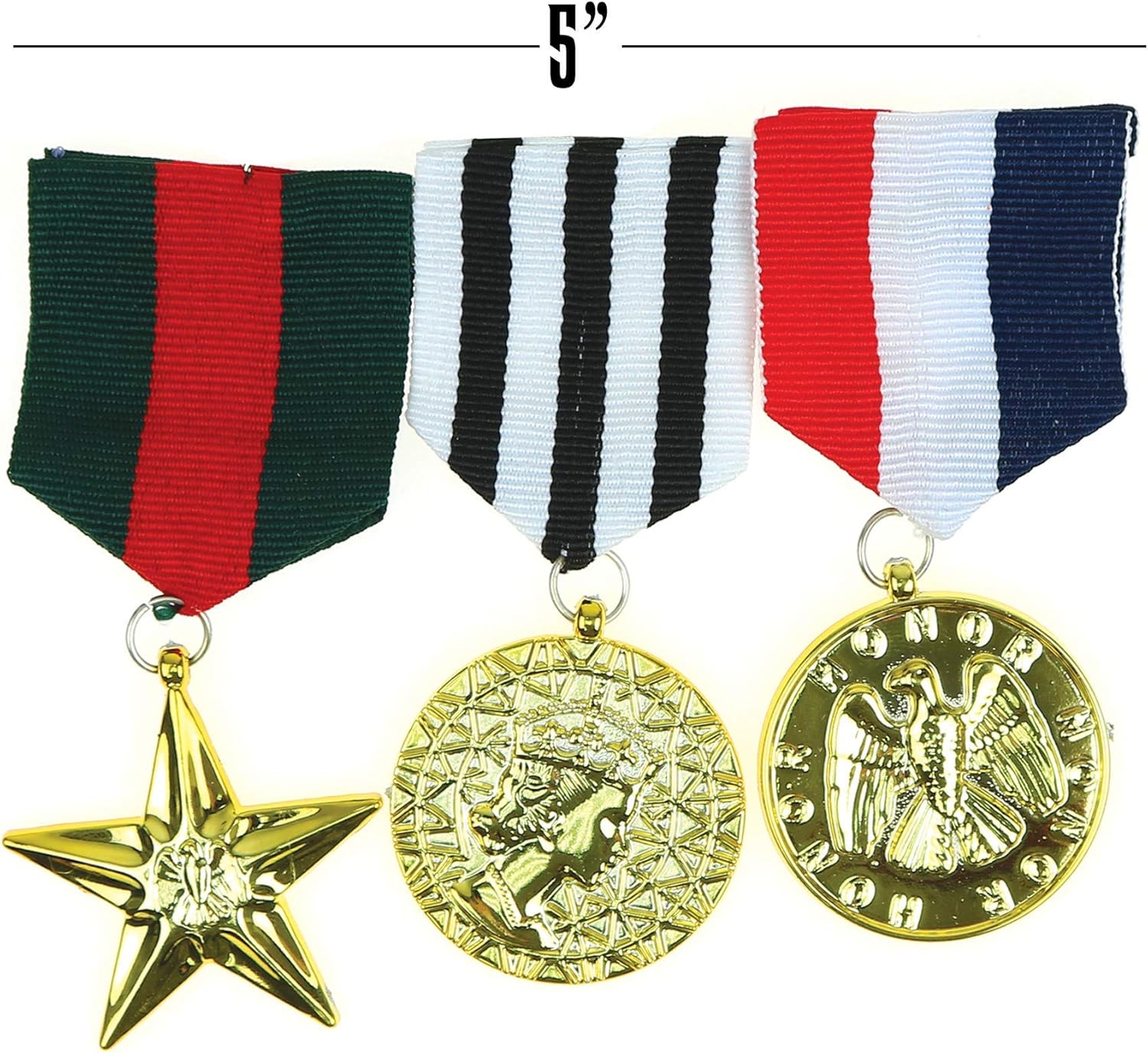 Skeleteen Costume Military Officer Medals US Army Jacket Costume