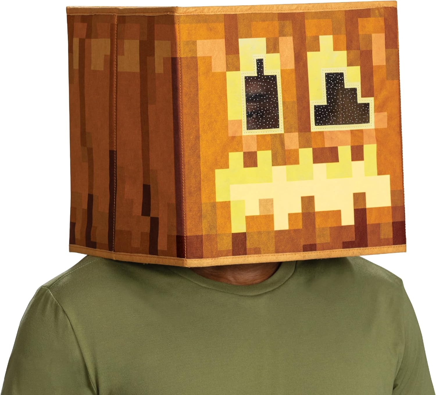 Disguise Jack OLantern Block Head Mask for Kids 1