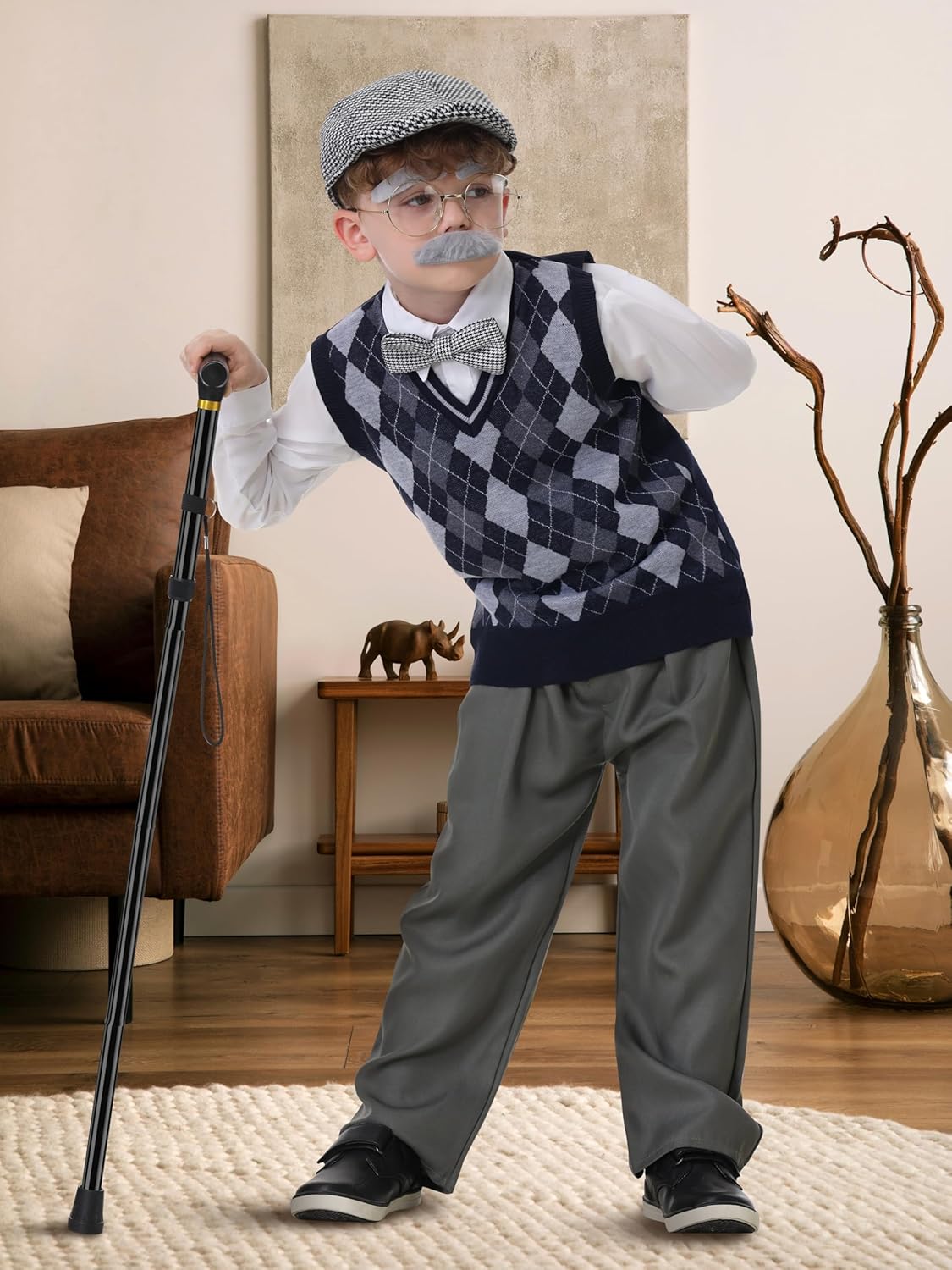 100 Days of School Grandpa Costume for Kids