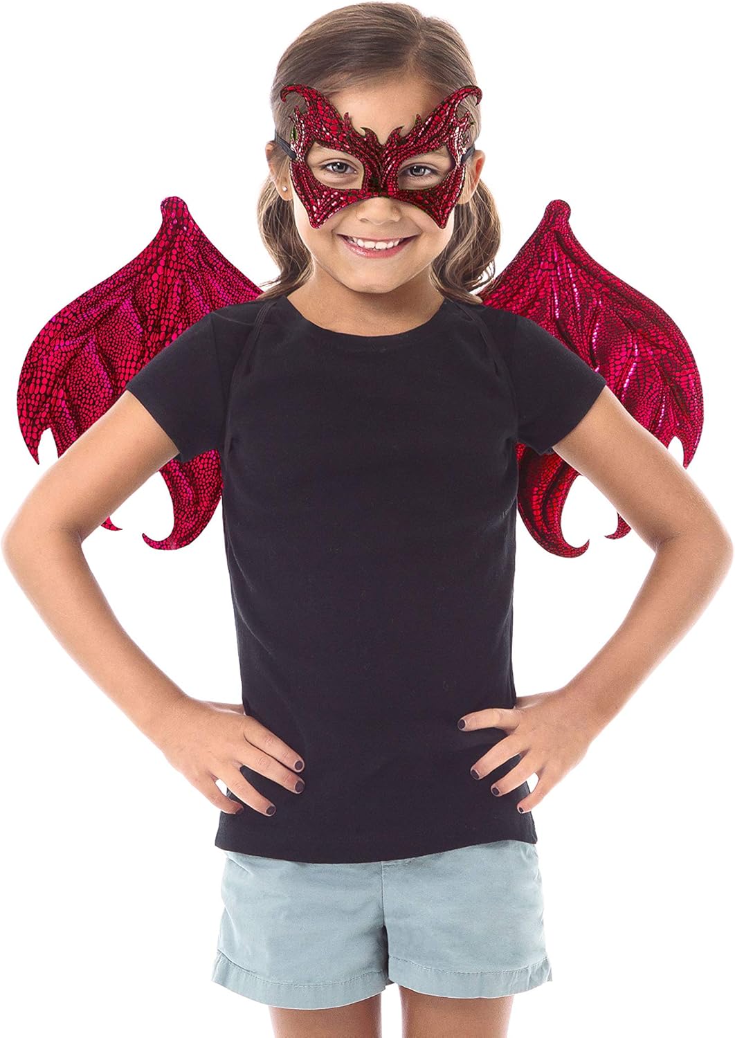 Little Adventures Dragon Reversible Mask Wings Set for Kids