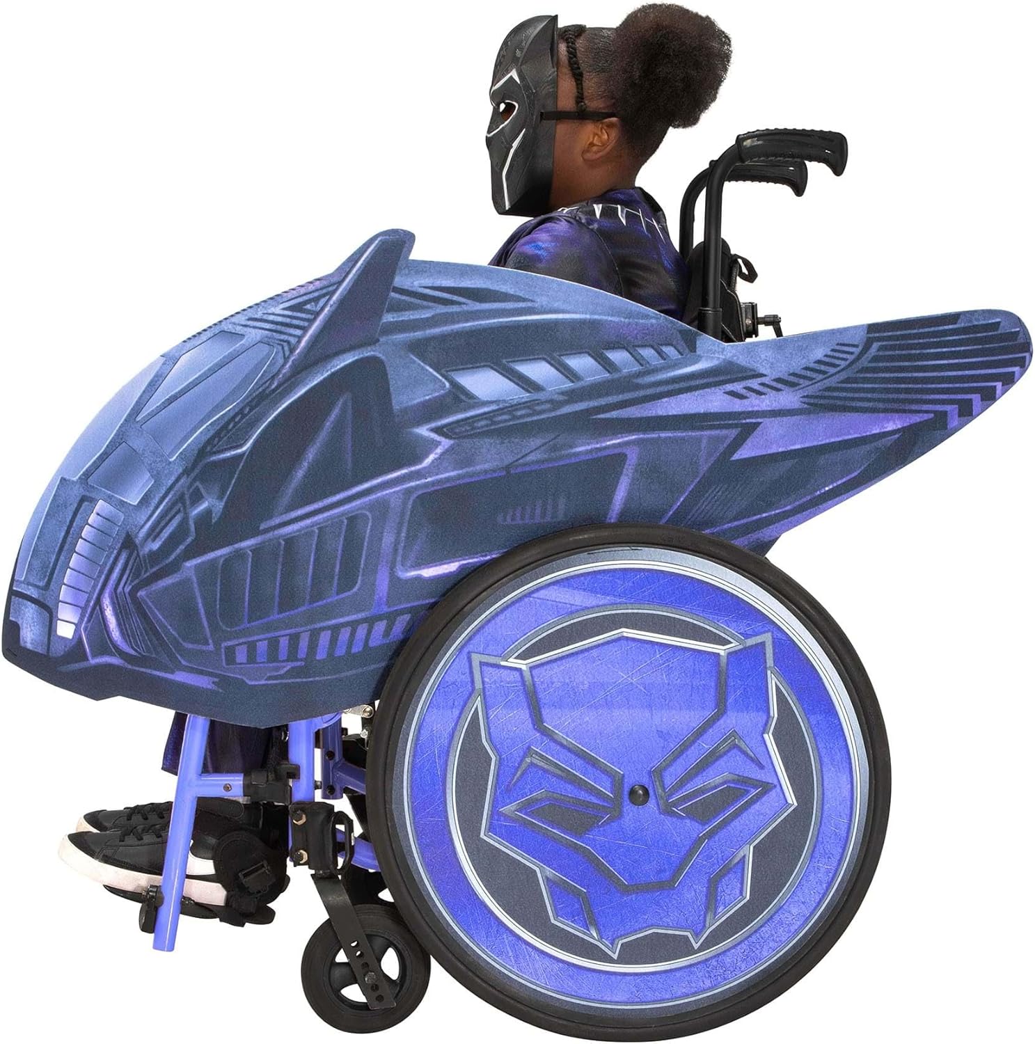 Jazwares Adaptive Black Panther Kids wheelchair costume