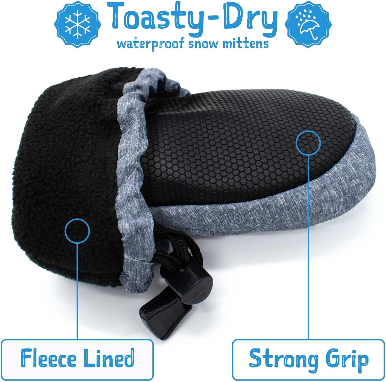 WATERPROOF WARM Toddler Mittens SNOCAT ARgrandi Bambini