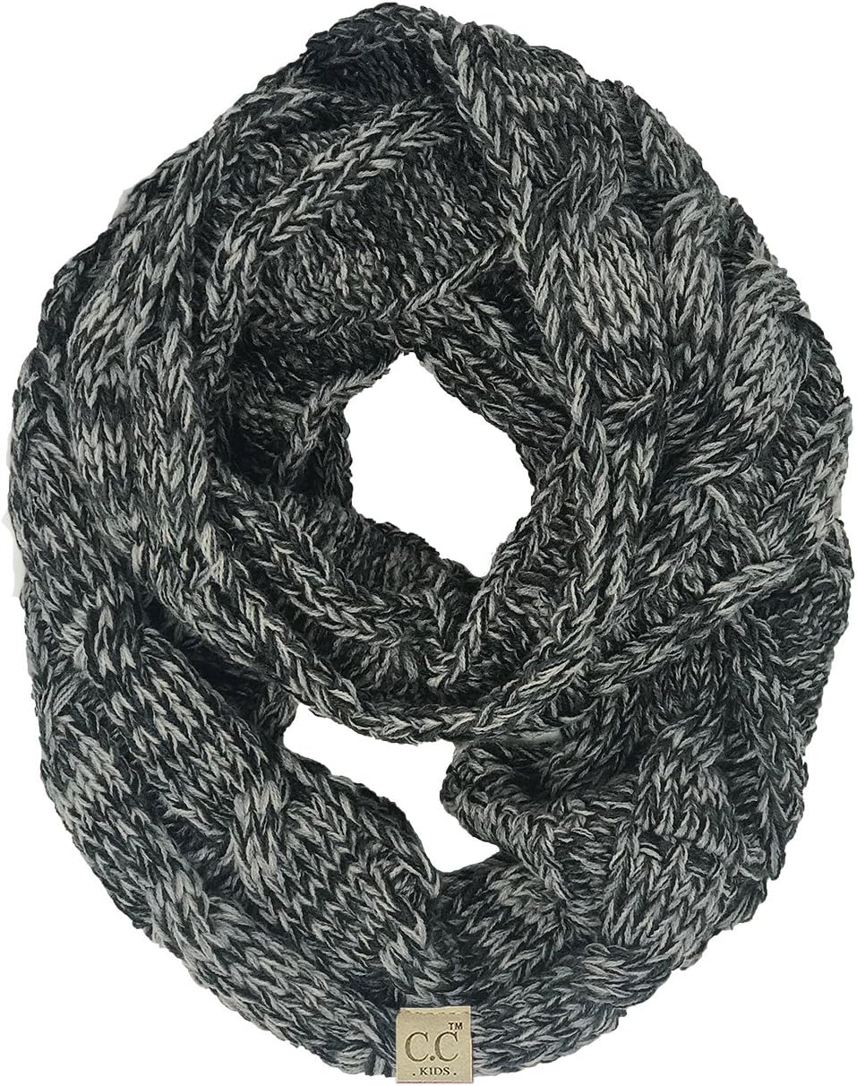 Funky Junque Kids Winter Matching Cable Knit Scarf