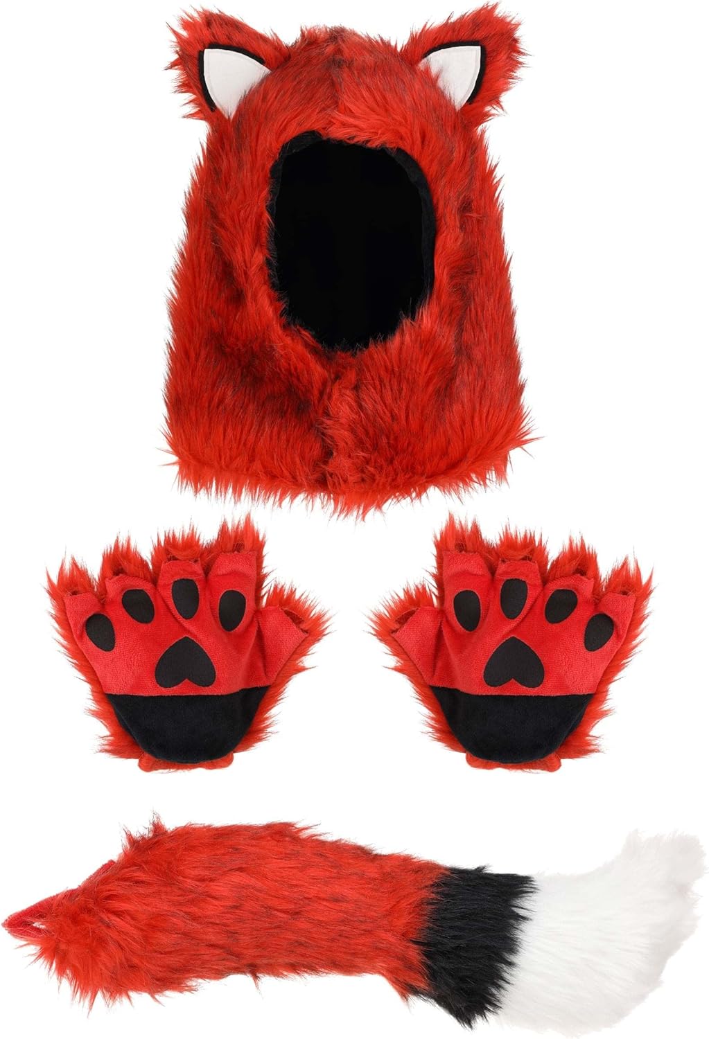 Magical Fox Costume Kit for Kids Fox Ears Tail Gloves