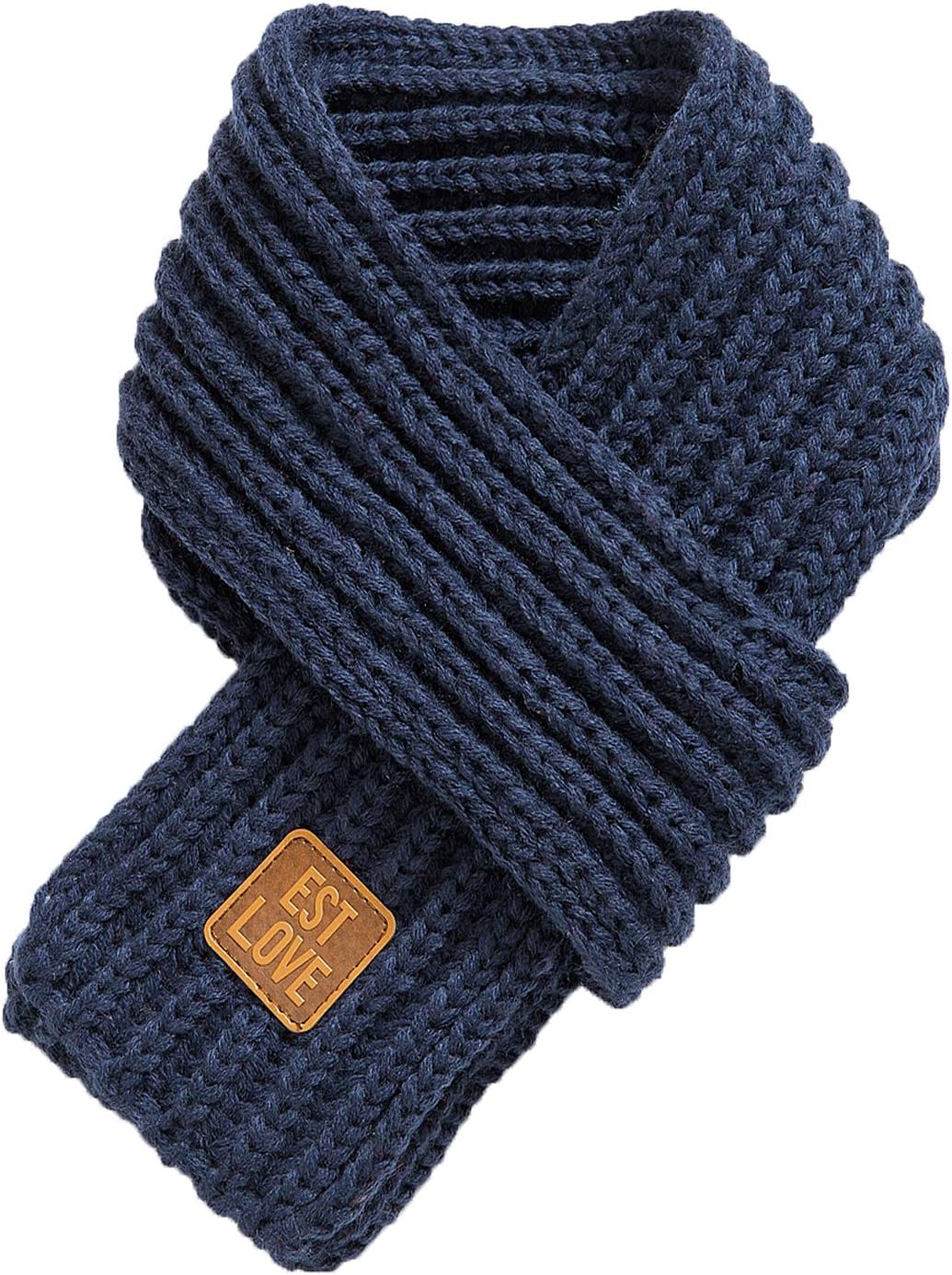 XiaohangWang Unisex Toddler Winter Knit Scarf