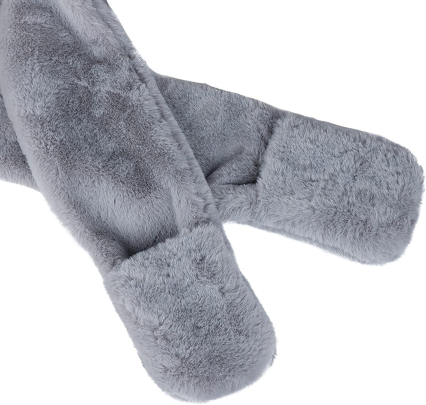 Kids Winter Hat Scarf Mittens 3 in 1 Hat Faux Fur Hat