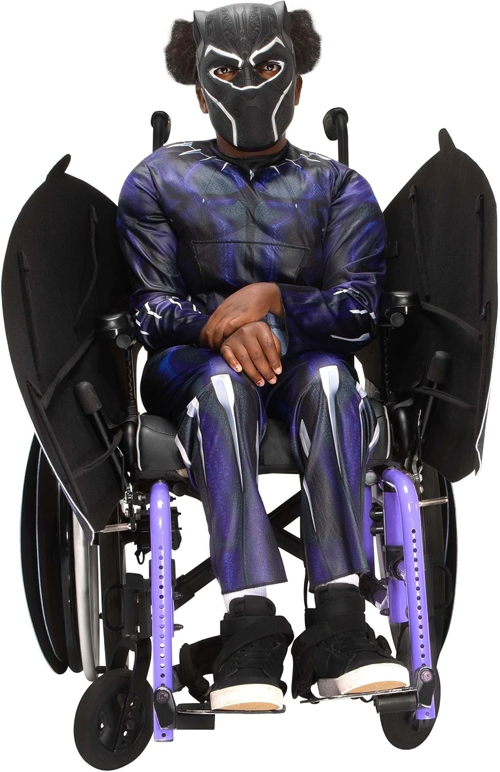 Jazwares Adaptive Black Panther Kids wheelchair costume
