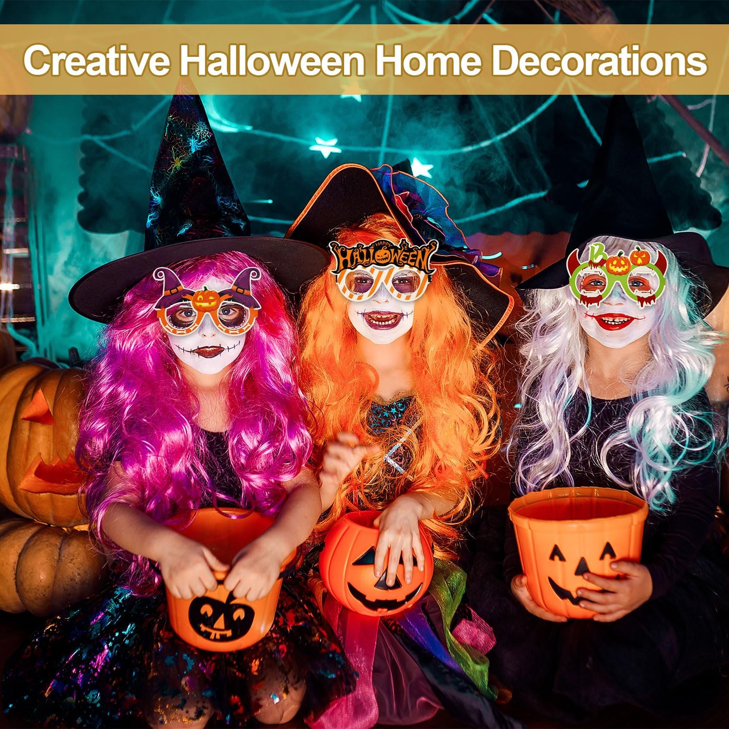 12-Piece Halloween Party Glasses Spooky and Fun
