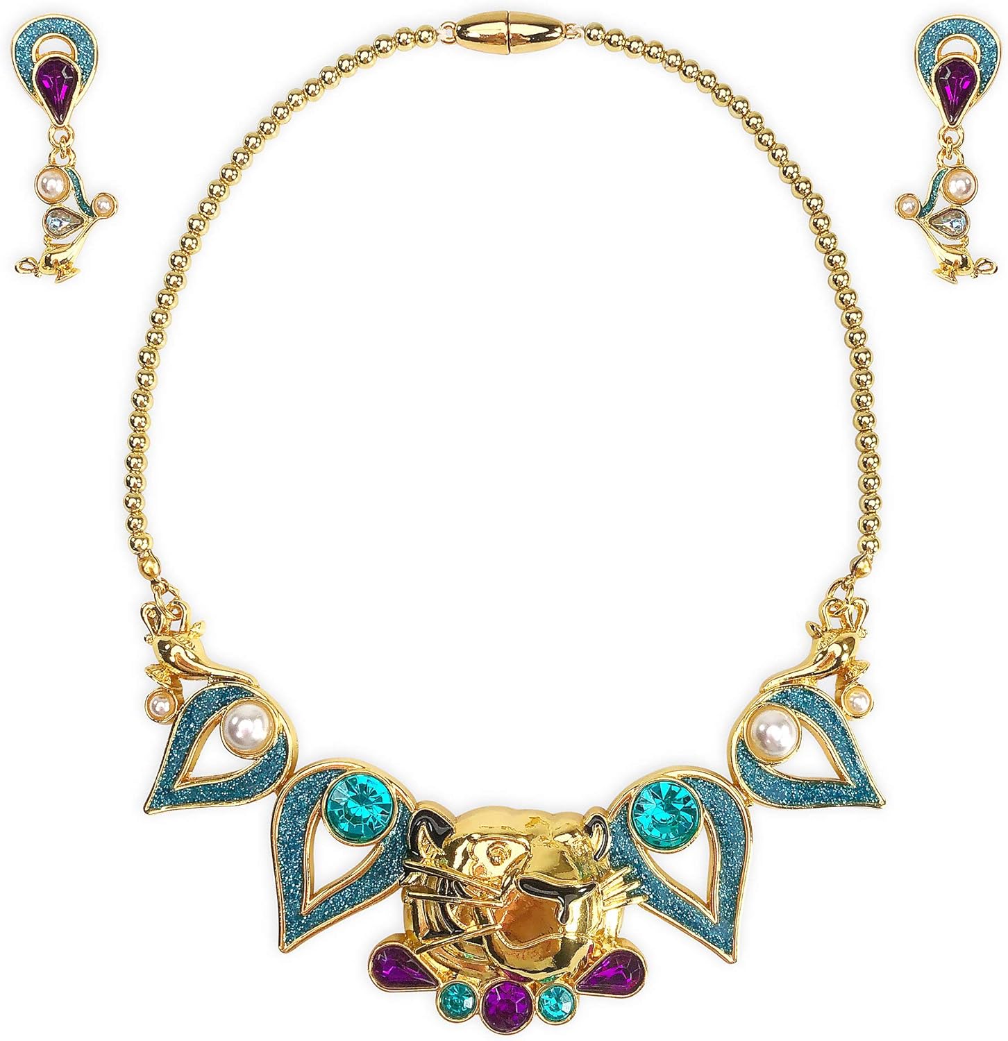 Disney Jasmine Costume Jewelry Set for Girls Aladdin Authentic Disney Store