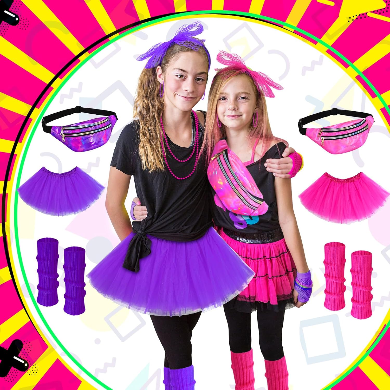 Toulite 8 Pcs Halloween Costume Accessories Set for Girls 1