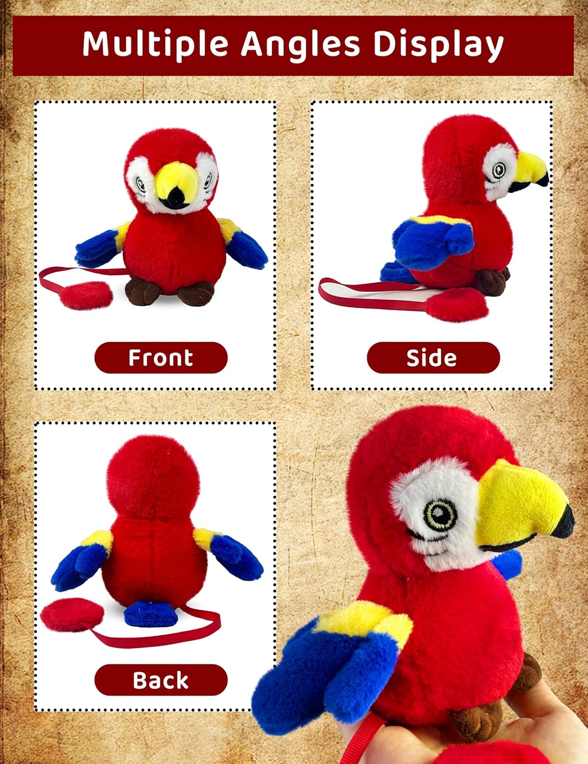 Kobataro Magnetic Parrot Red