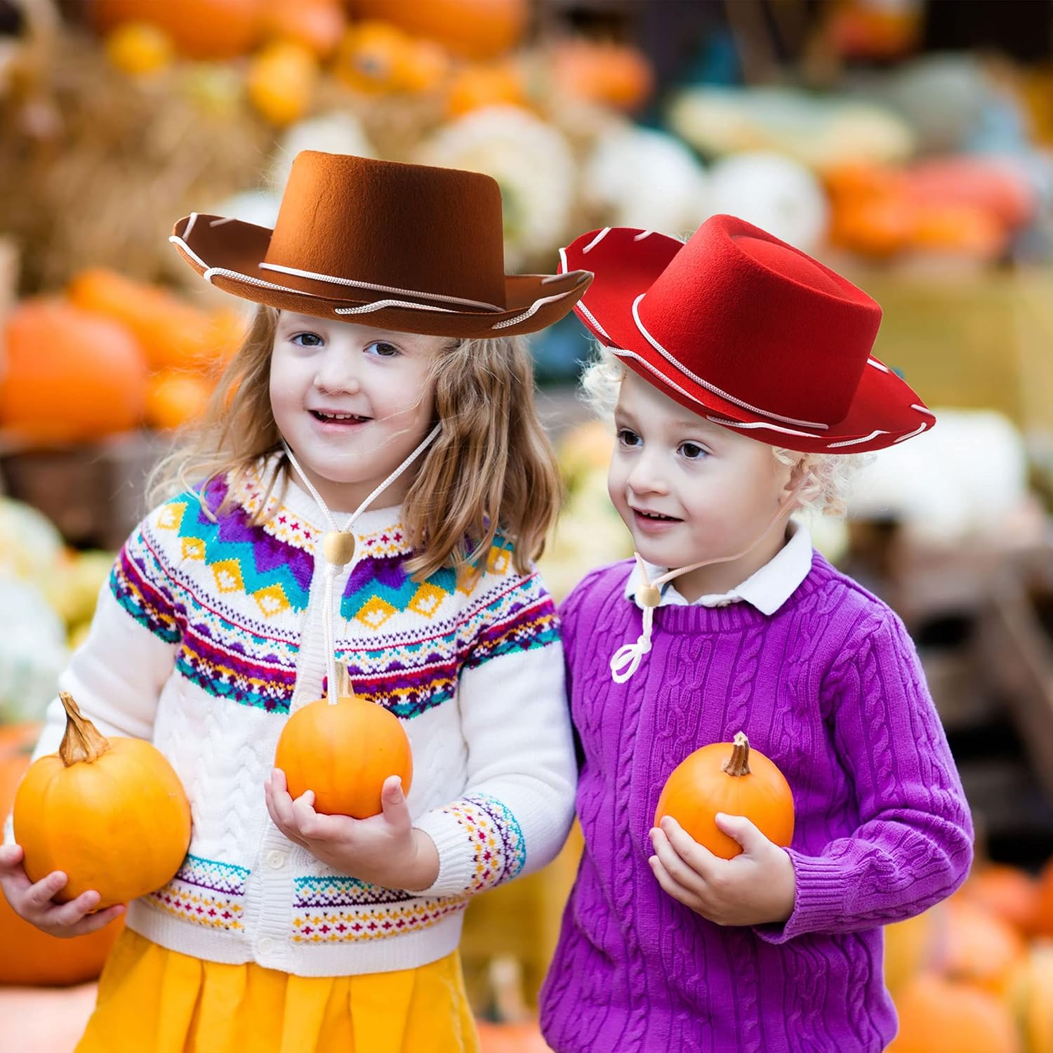 Festive Kids Cowboy Hats Bundle