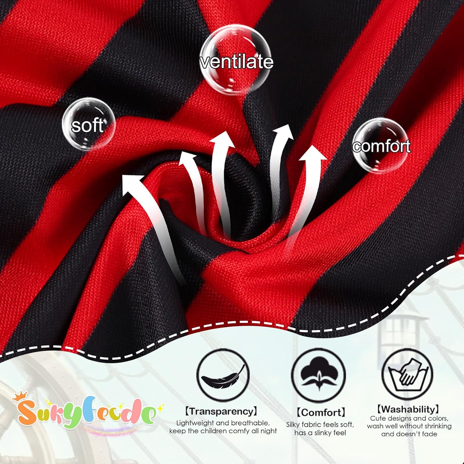 Girls Pirate Dress Buccaneer Cosplay Outfits for Kids Pirate Party Halloween