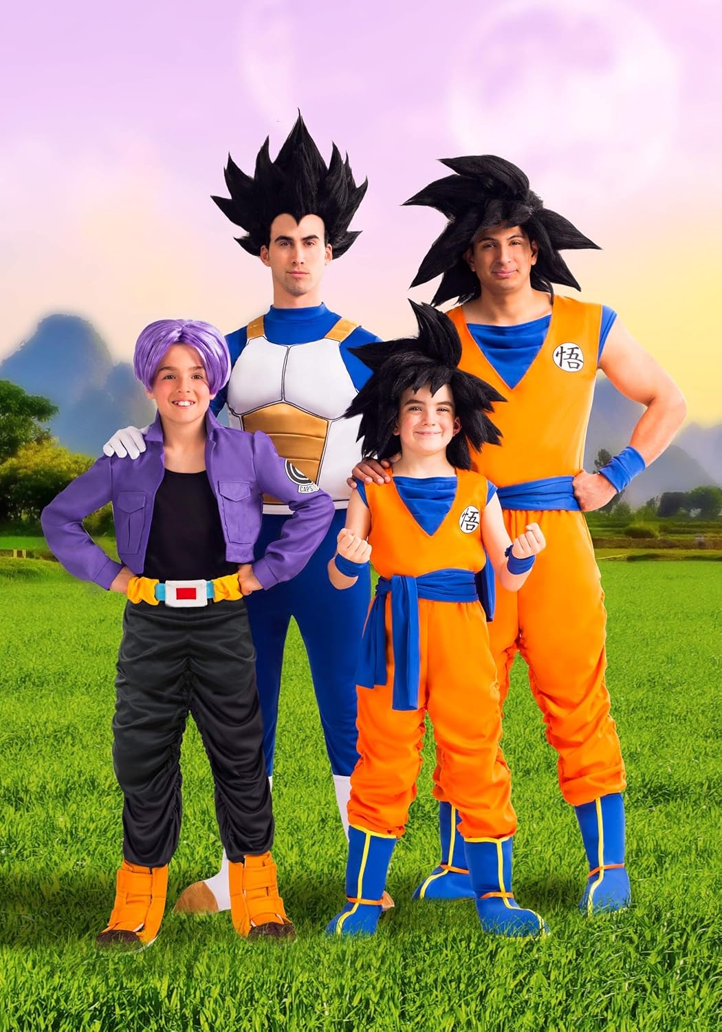 Dragon Ball Z Goku Black Wig for Kids Fun Affordable