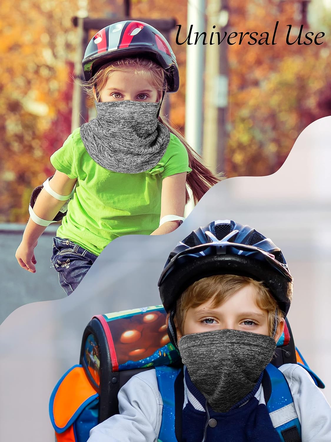 SATINIOR Kids UV-Protect Face Cover