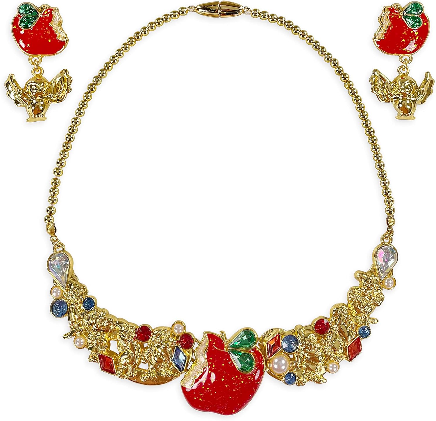 Glowing Snow White Costume Jewelry Set for Girls - Disney Original