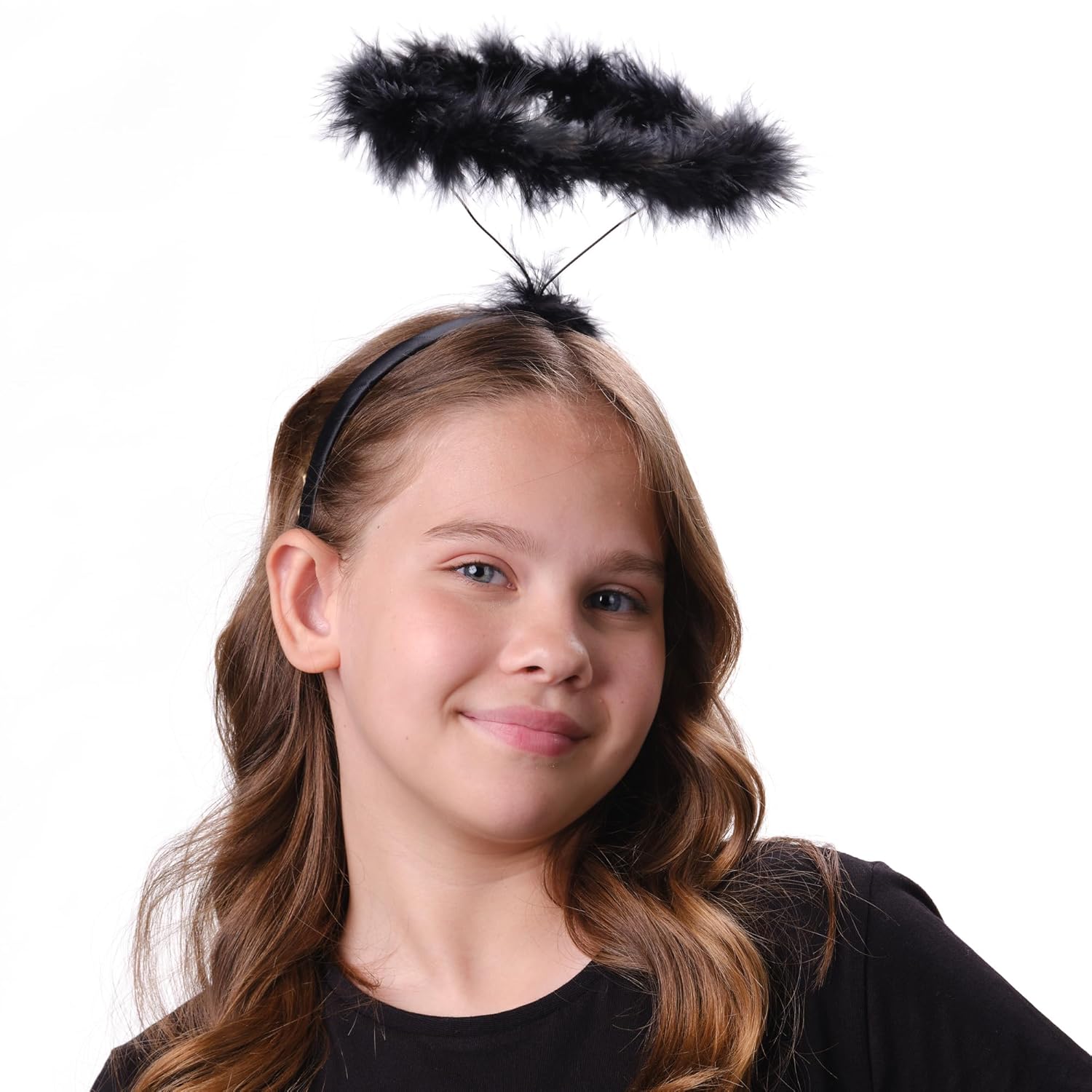 Funcredible Black Halo Halo for Men Women Kids