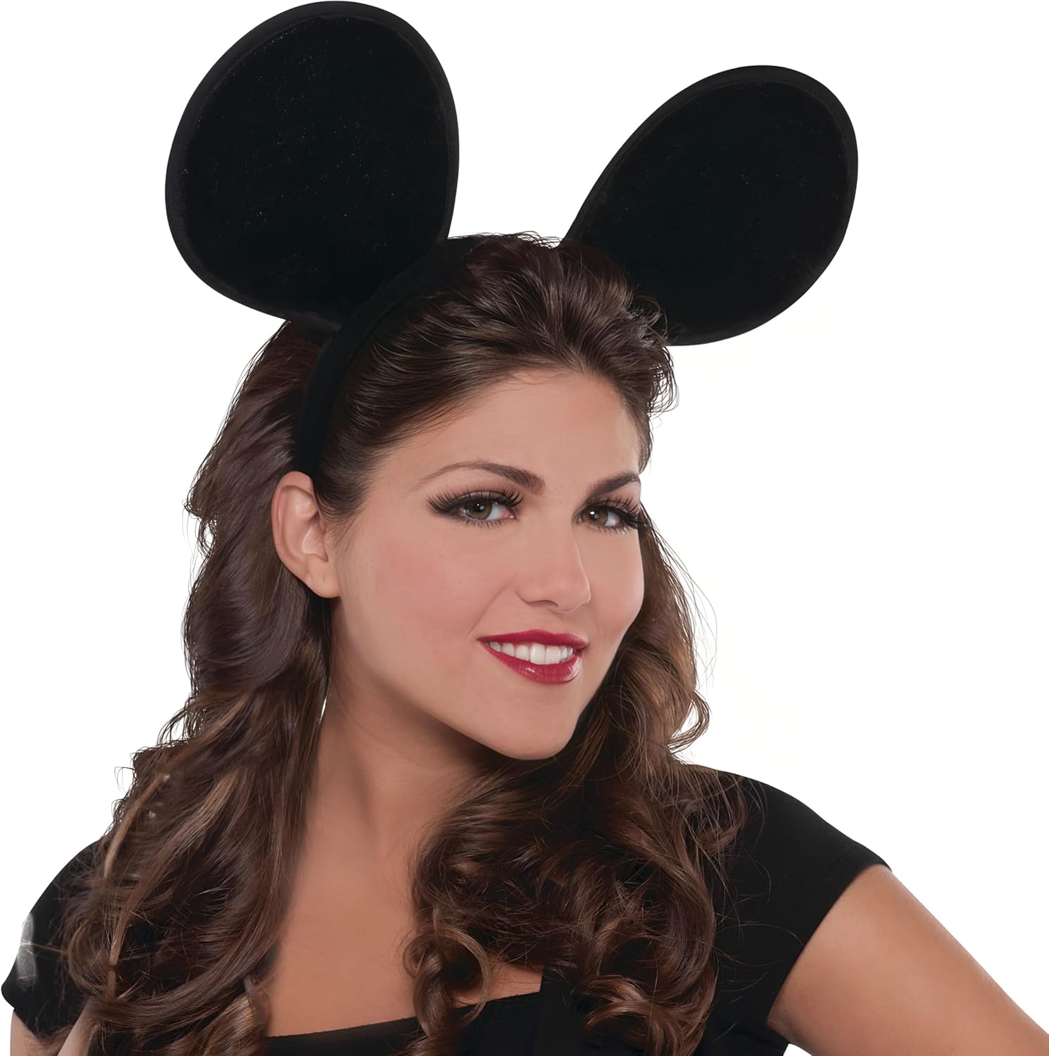 Amscan Black Mouse Ears Plush Headband - Disney Kids favorite