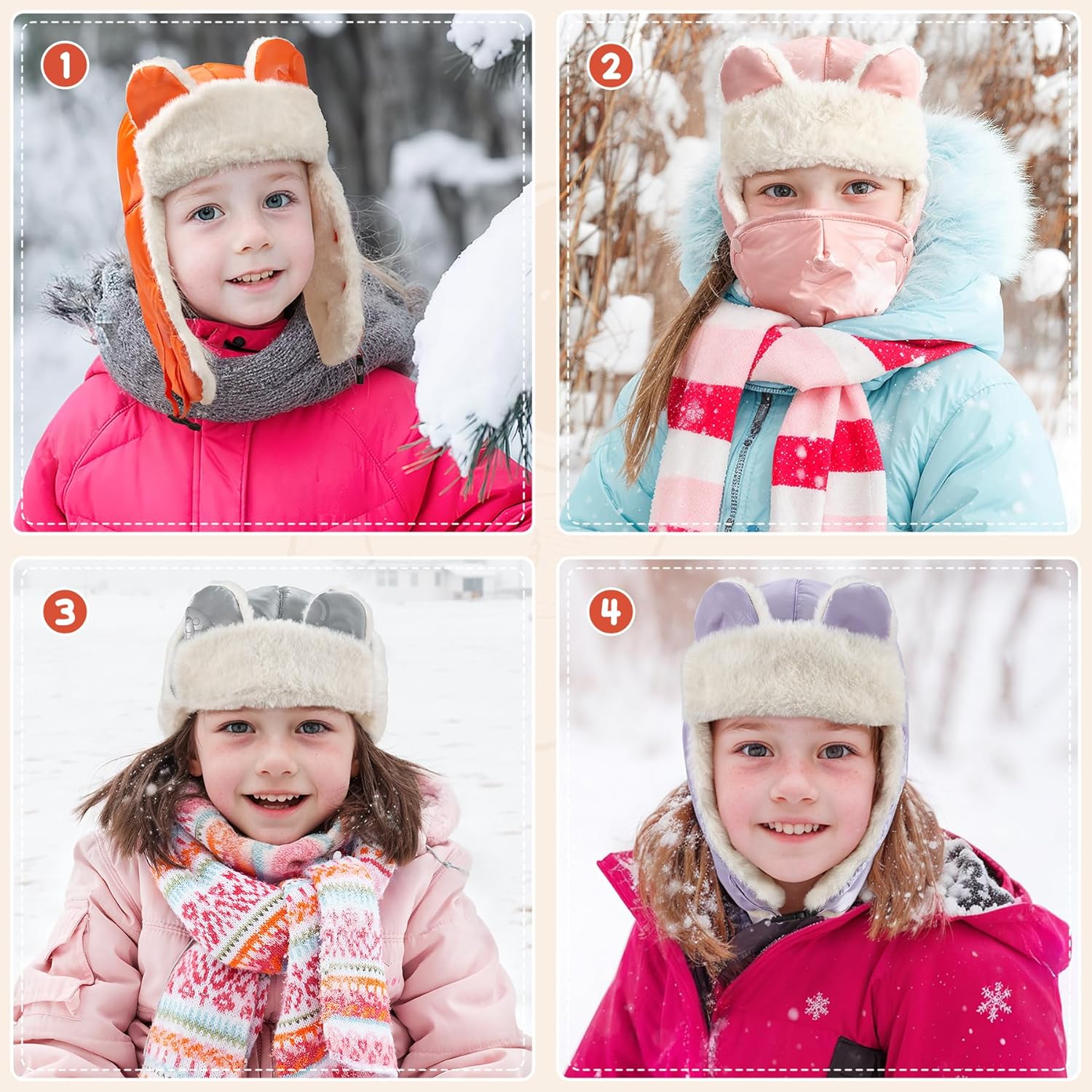 Cold Weather Kids Trapper Hat