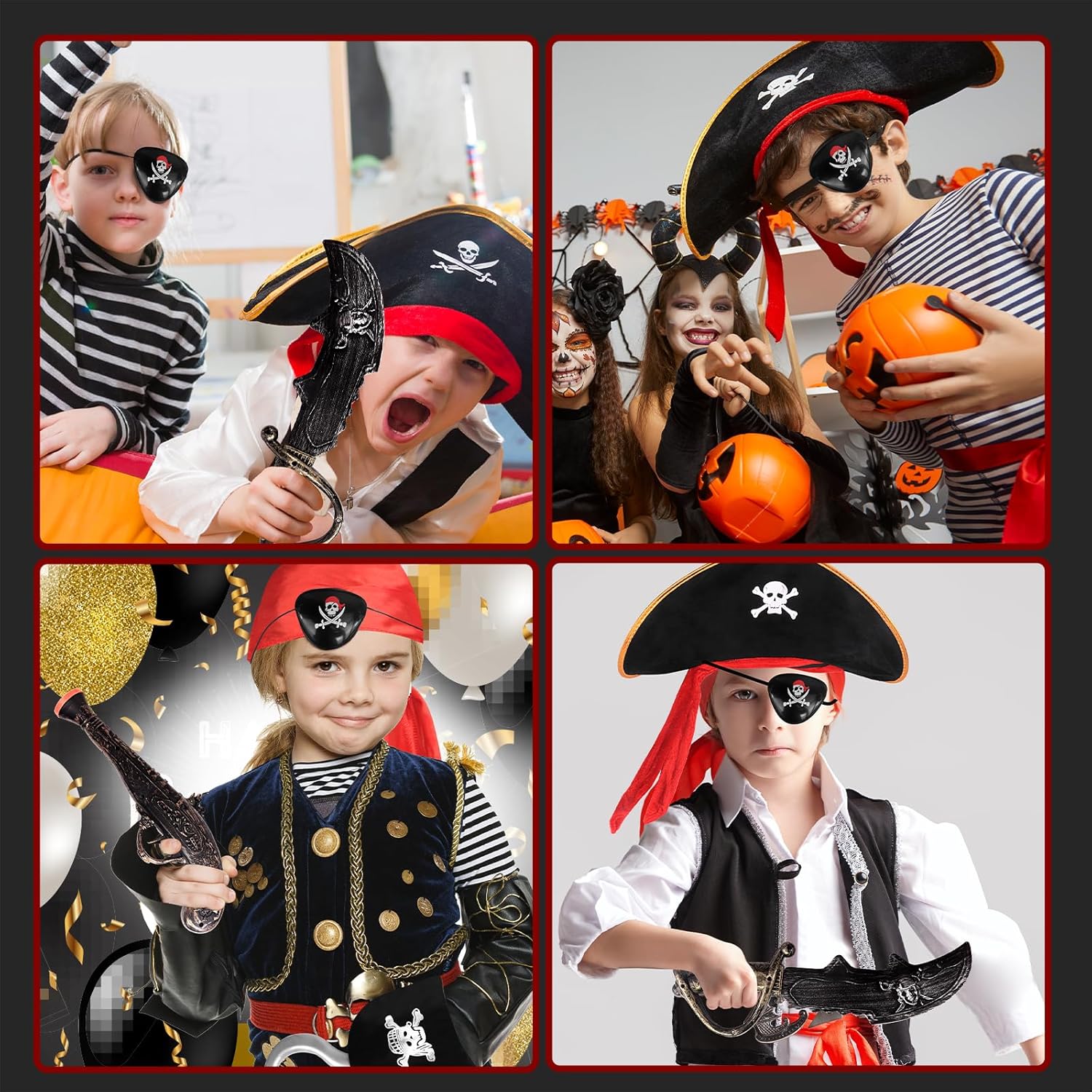 Pirate Kids Costume Set Perfect for Halloween Fun