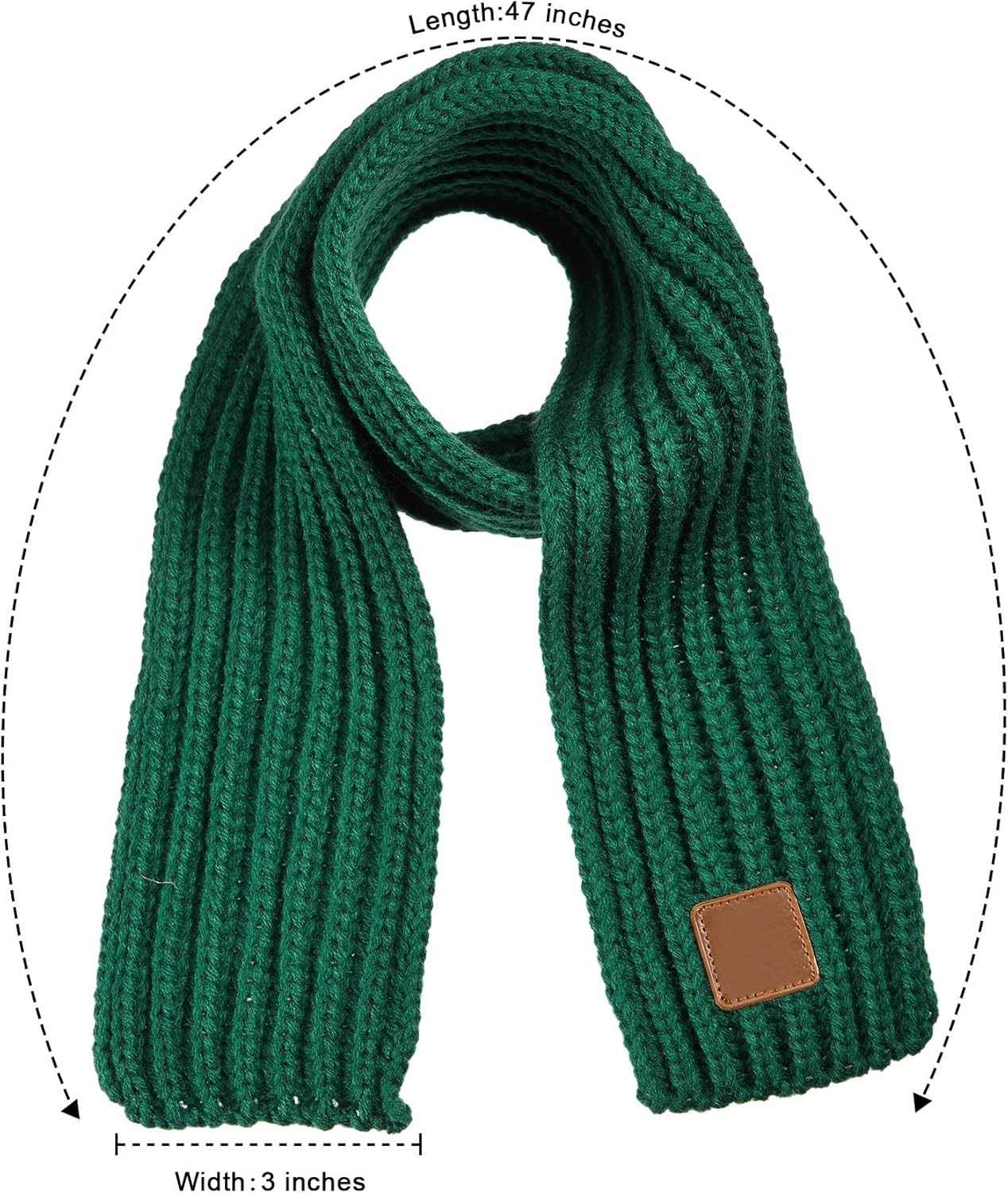 Knitted Winter Scarves for Kids